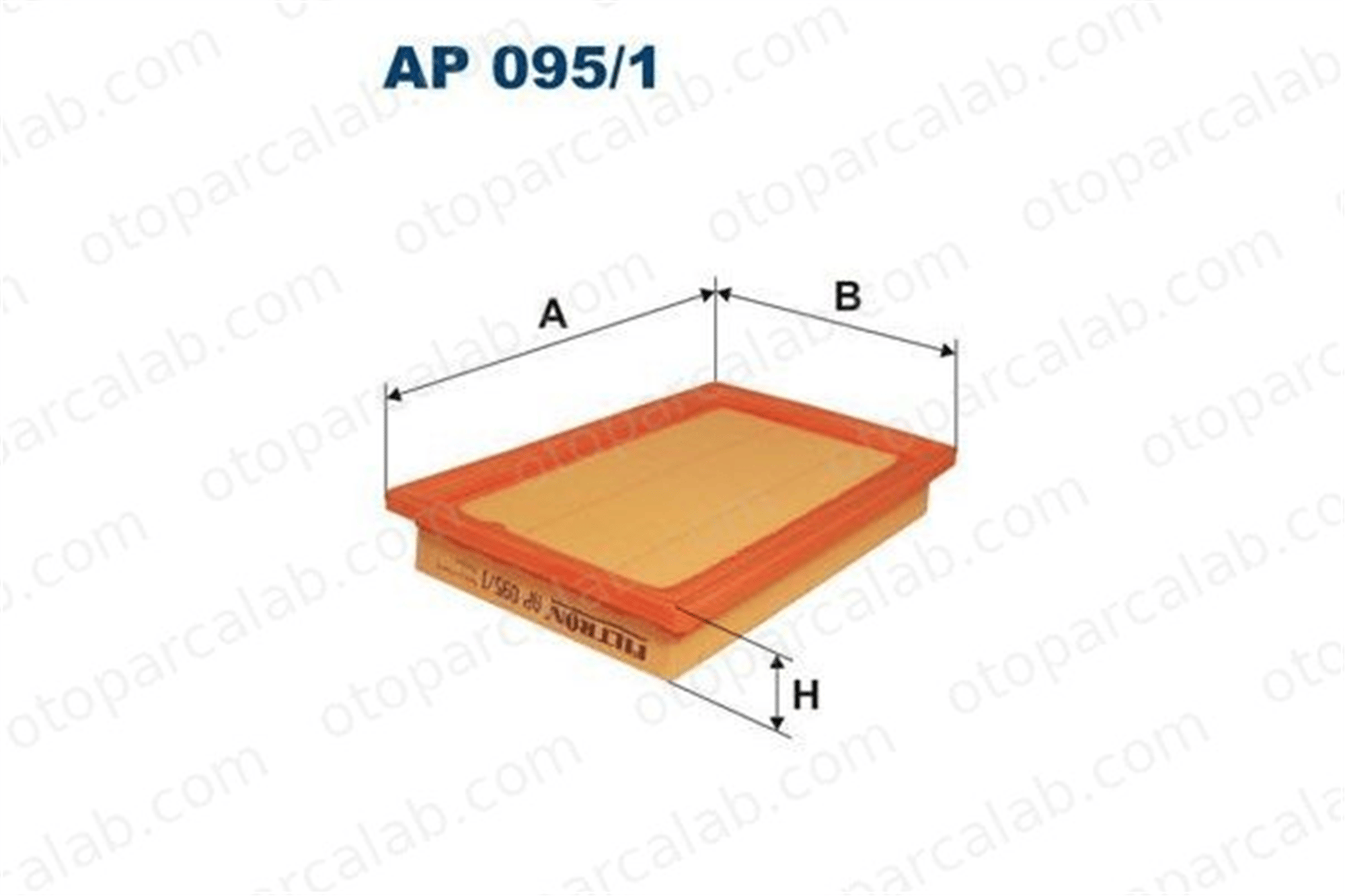 FILTRON AP 095/1 Hava Filtresi FIAT UNO 71736151 7558338
