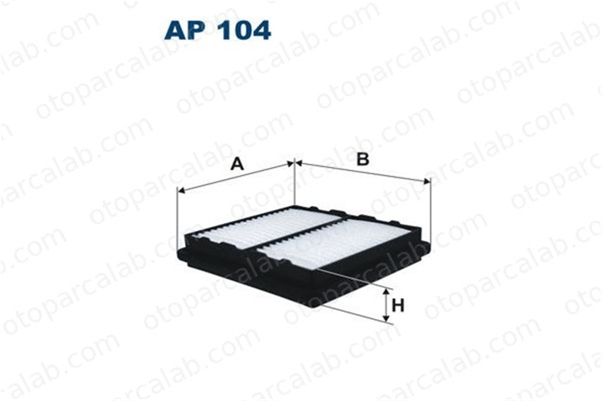 FILTRON AP 104 Hava Filtresi HONDA CIVIC VI Fastback CIVIC VI Aerodeck 17220P1KE00 17220P07000