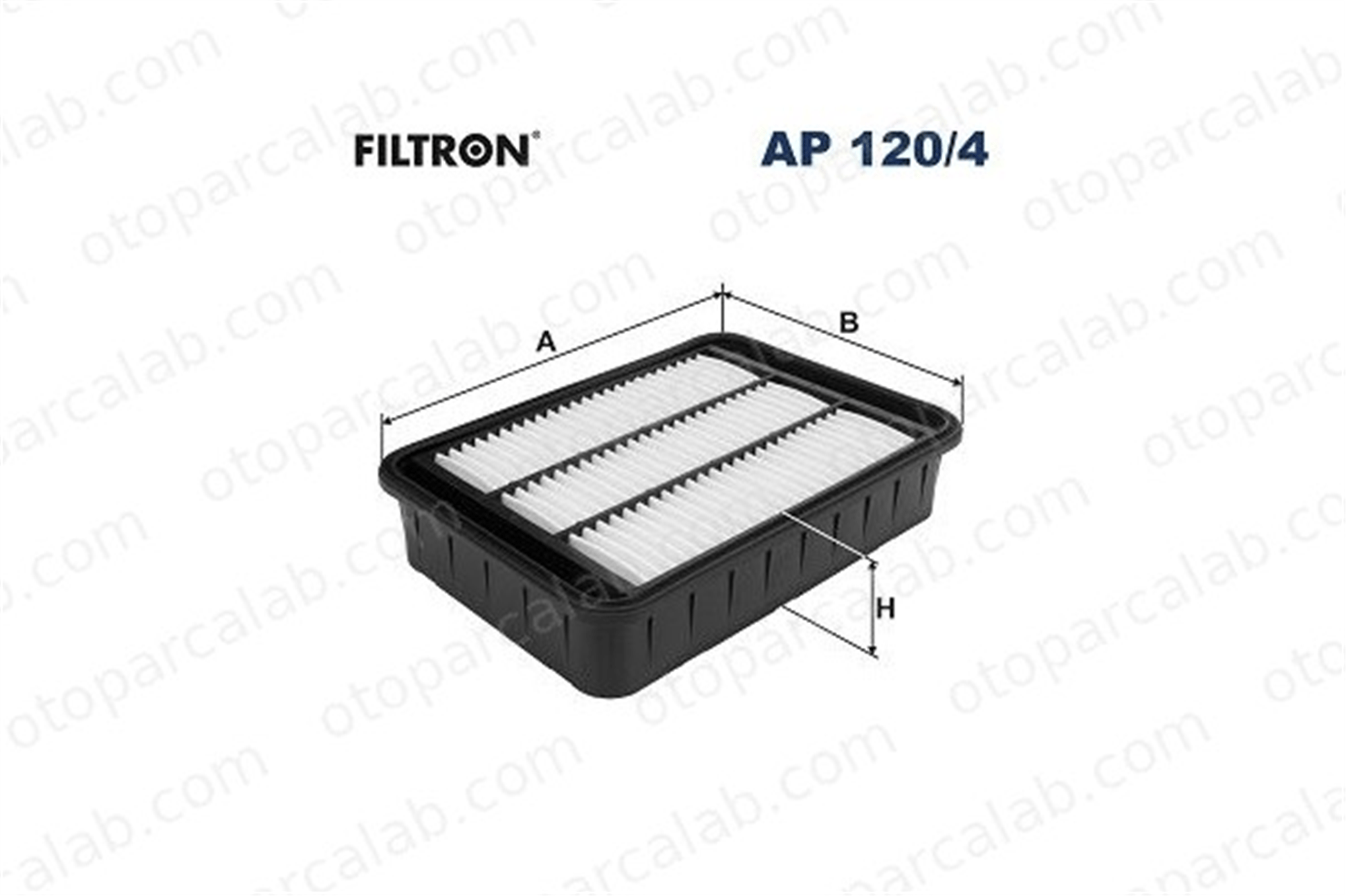 FILTRON AP 120/4 Hava Filtresi MITSUBISHI LANCER VIII LANCER VIII Sportback MZ690445 1444RU