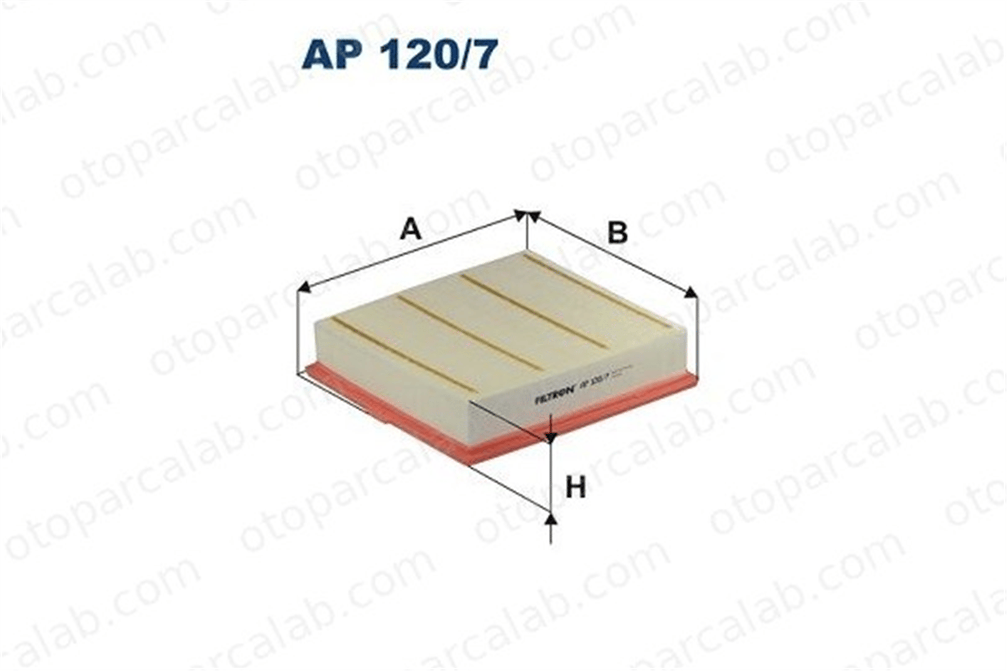 FILTRON AP 120/7 Hava Filtresi ISUZU D-MAX II 8981402660