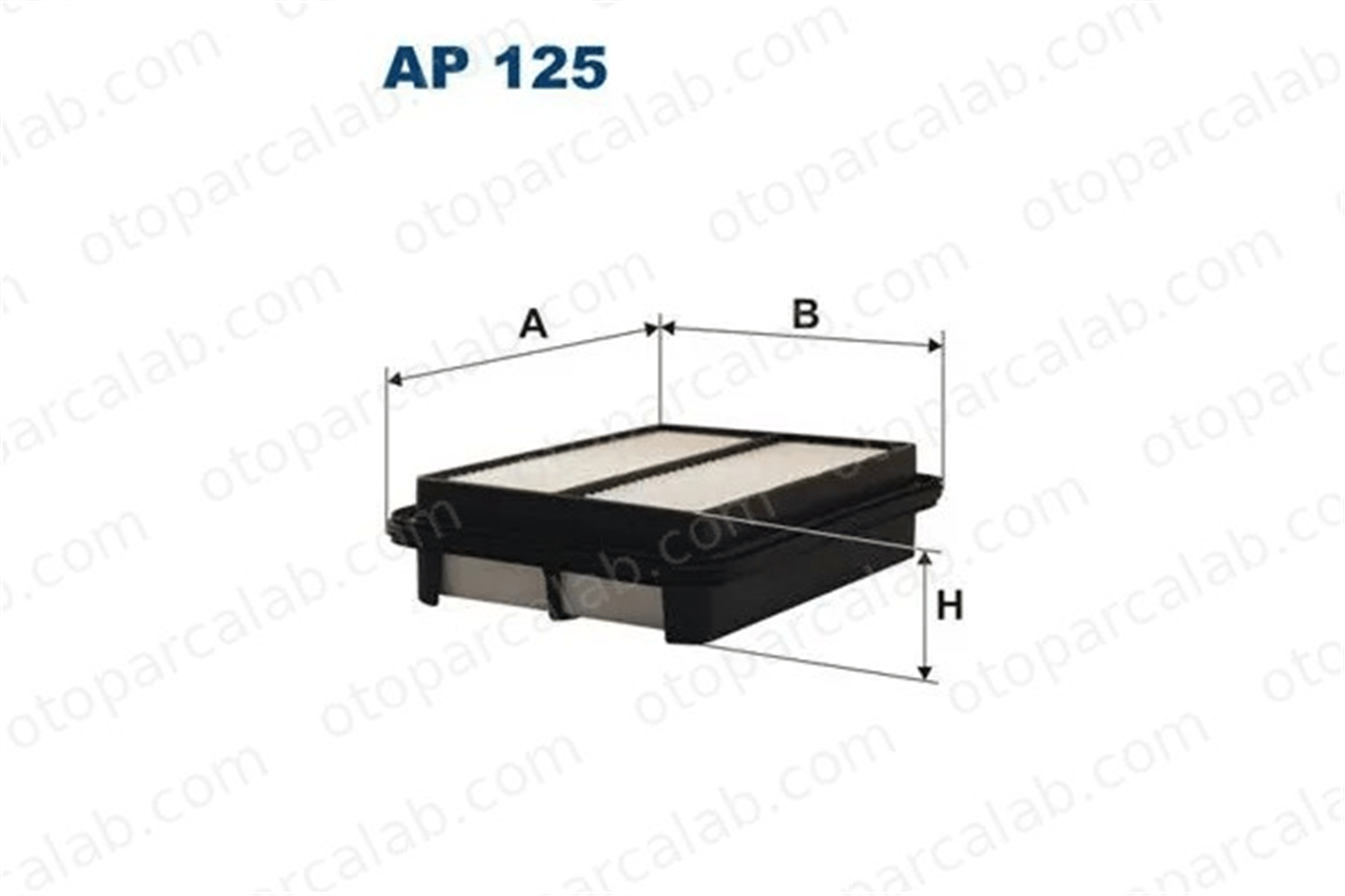 FILTRON AP 125 Hava Filtresi DAIHATSU CHARADE III CHARADE IV 1780187104 1780187104000