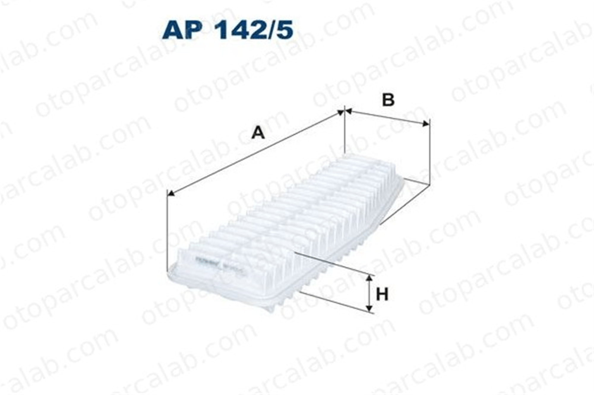 FILTRON AP 142/5 Hava Filtresi TOYOTA PREVIA II RAV 4 II 1780128010