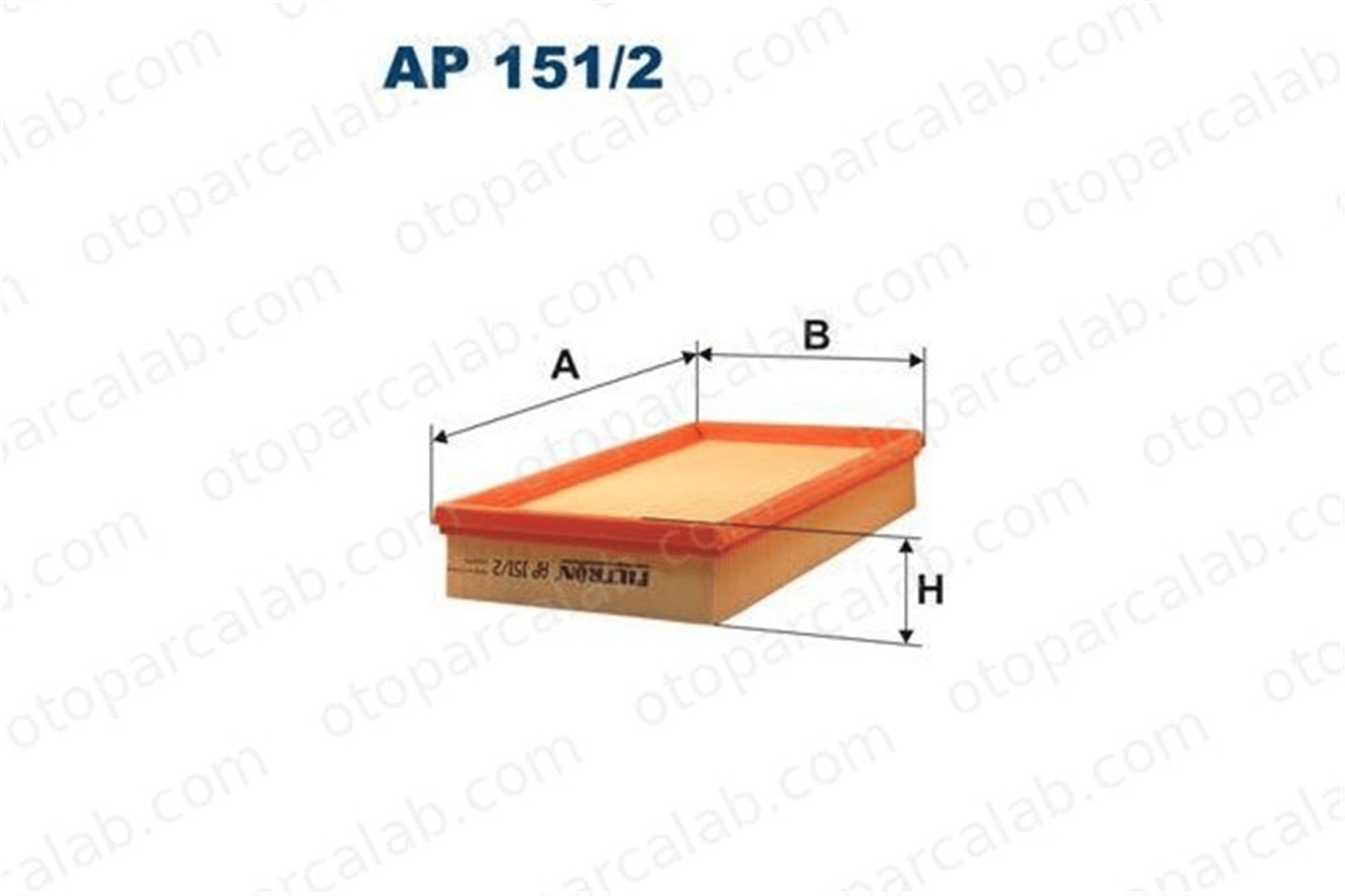 FILTRON AP 151/2 Hava Filtresi FORD FIESTA III 6544497 6545497