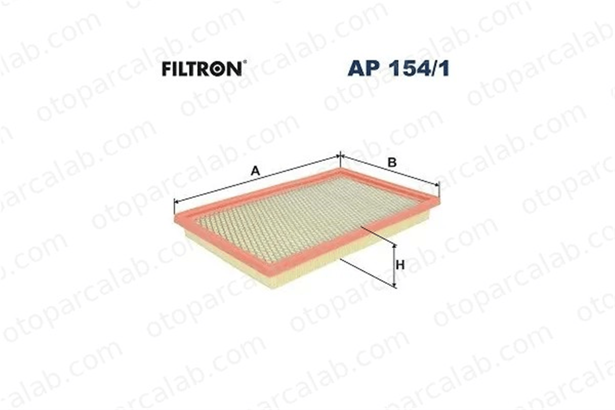 FILTRON AP 154/1 Hava Filtresi NISSAN PRIMERA PRIMERA Hatchback 165463J400 71750719