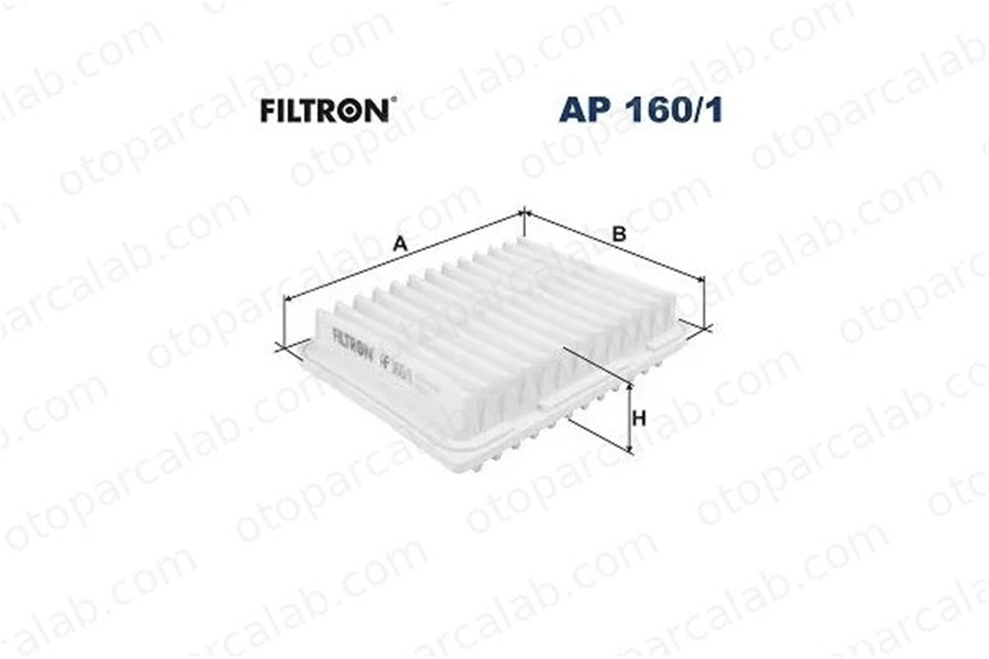FILTRON AP 160/1 Hava Filtresi TOYOTA AURIS COROLLA Sedan 178010D060 178010M020