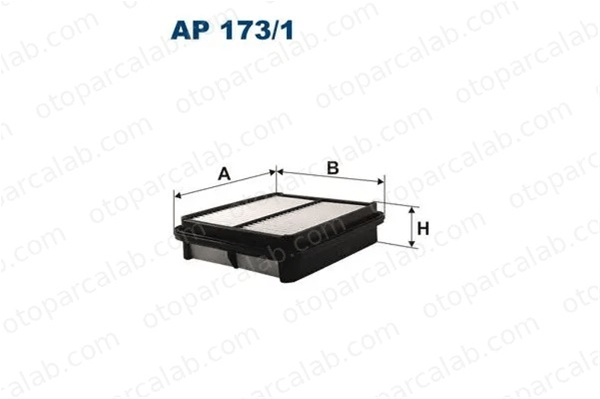 FILTRON AP 173/1 Hava Filtresi SUZUKI GRAND VITARA I VITARA 1378077E00 1378065D10