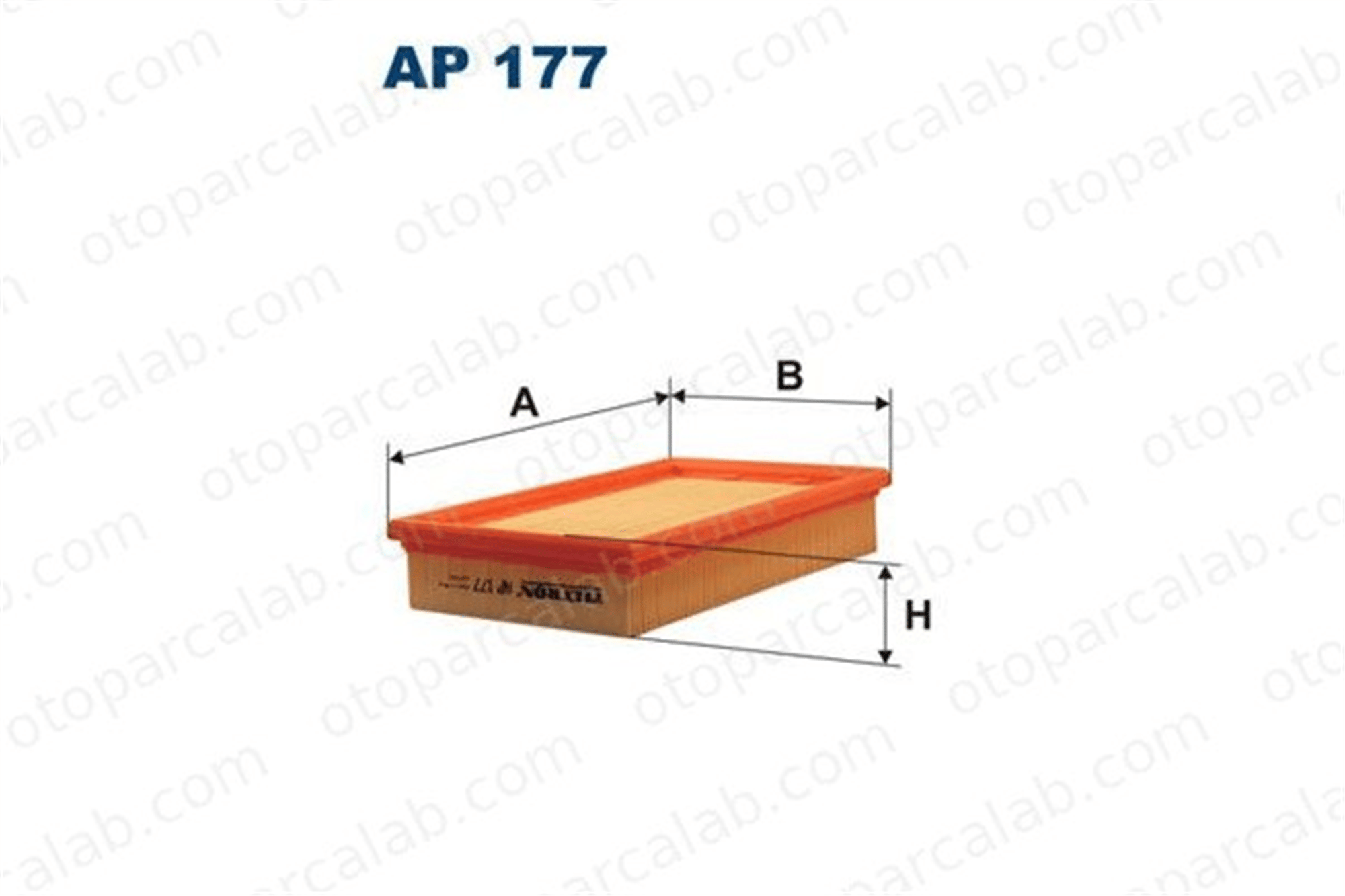 FILTRON AP 177 Hava Filtresi HYUNDAI PONY PONY / EXCEL Sedan 2811324570 2811324580