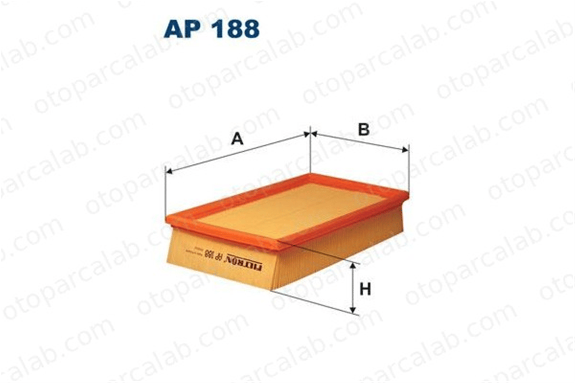 FILTRON AP 188 Hava Filtresi SAAB 9-3 9-3 Cabriolet 4236030