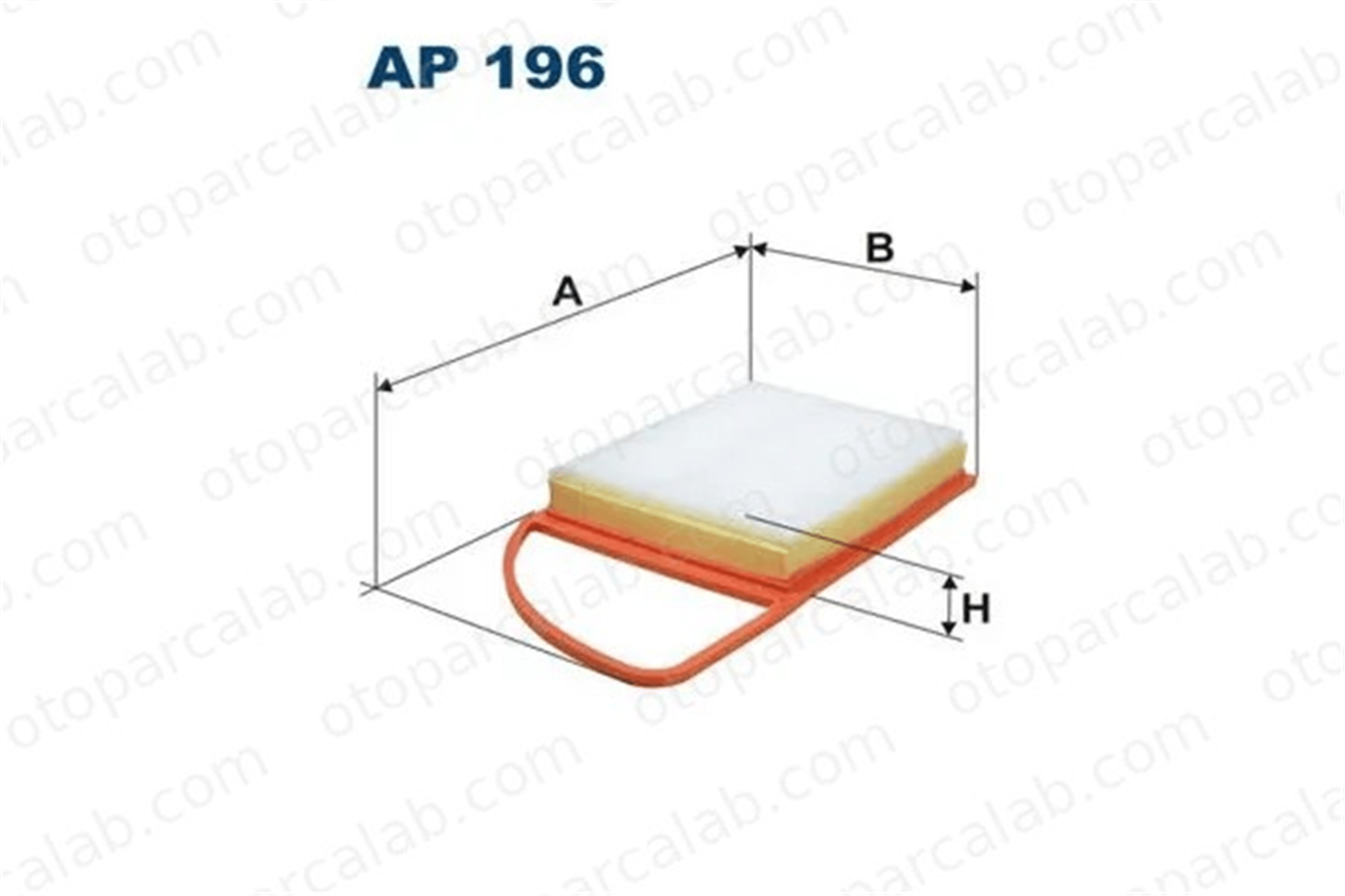 FILTRON AP 196 Hava Filtresi CITROËN BERLINGO Kasa/büyük limuzin BERLINGO MULTISPACE 1444TV 9685468780