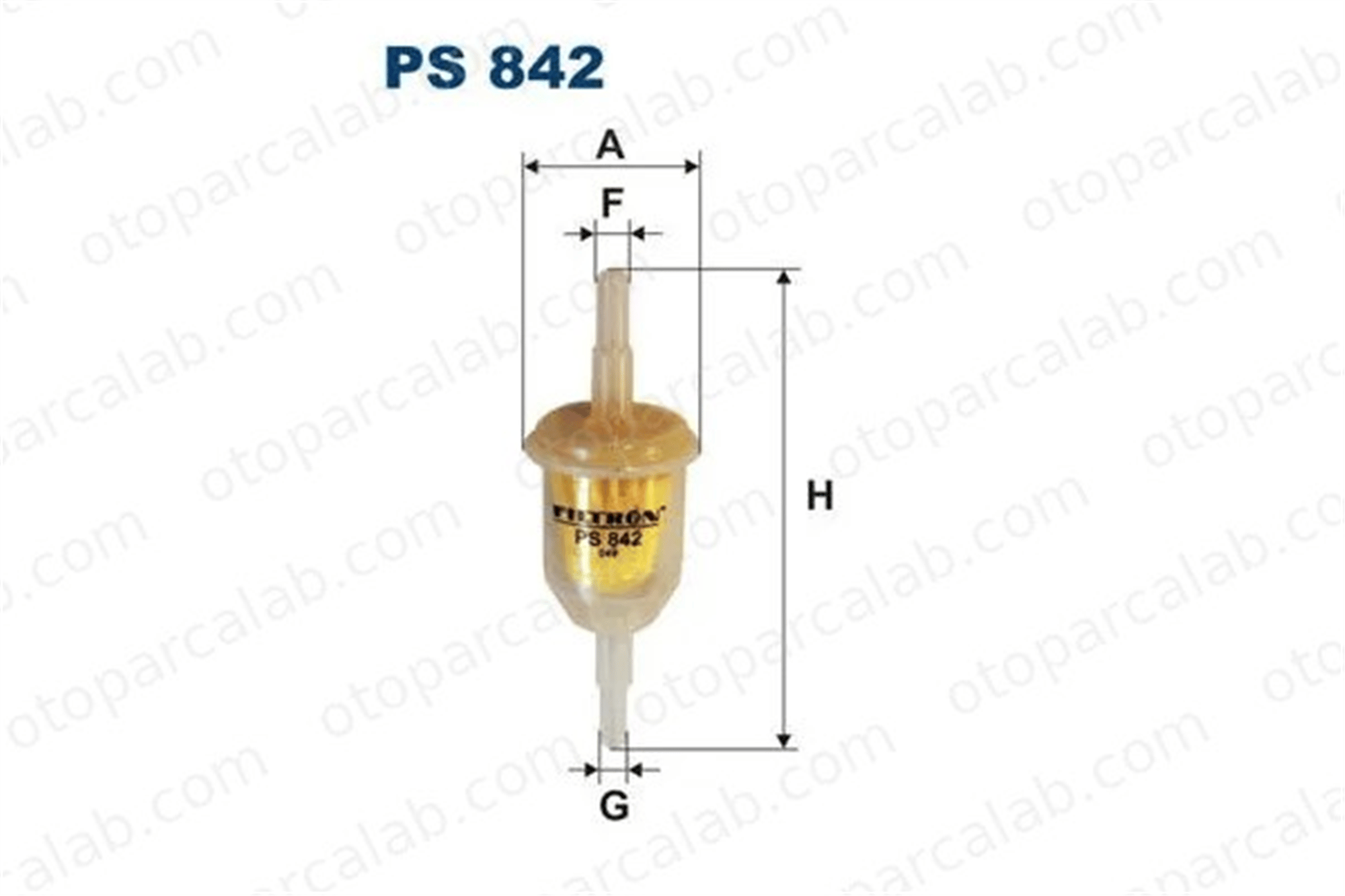 FILTRON PS 6007 Yakıt Filtresi RENAULT SUPER 5 11 71736104 156792