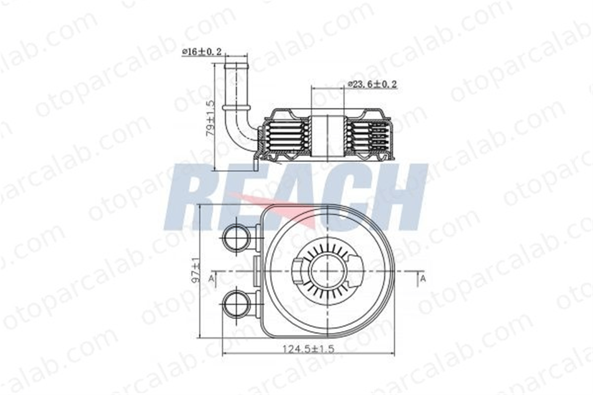 FITPART FIT04010047P Motor Yağ Soğutucu CITROËN XSARA PICASSO PEUGEOT 206 Hatchback 1103N0 1103J2