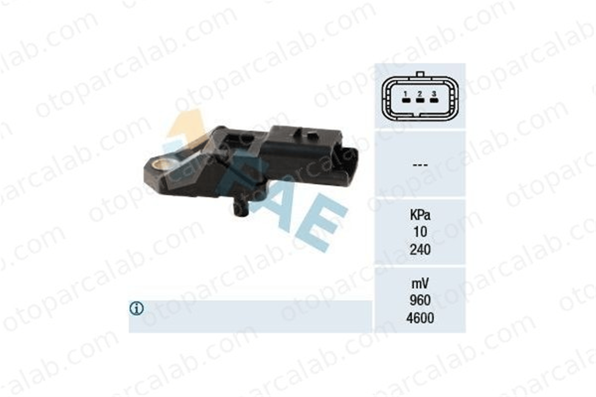 FOMOCO 2S6Q12T551AA MAP Sensörü CITROËN C5 I C5 I Break 2S6Q12T551AA 1920GH