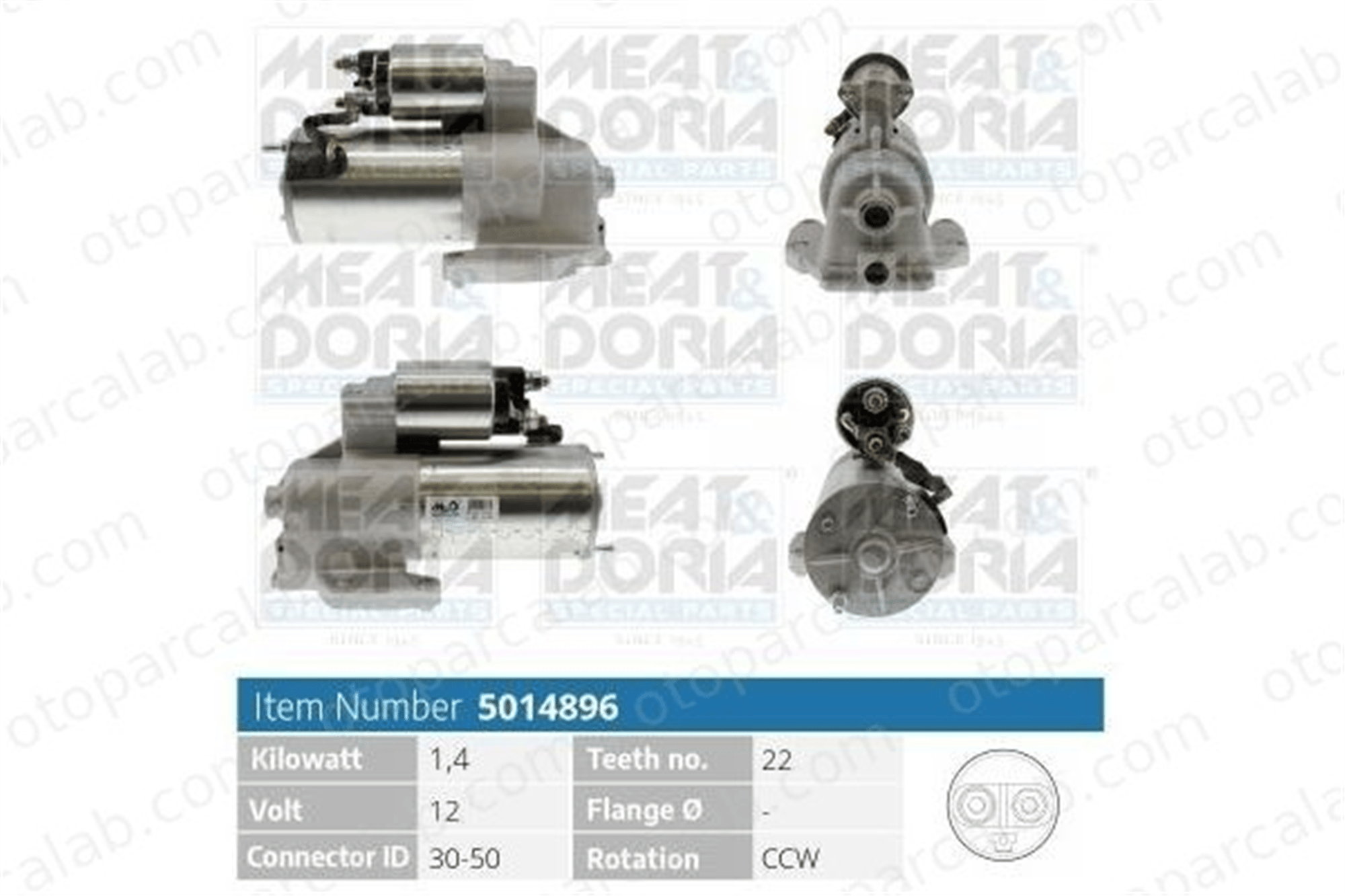 FOMOCO 2S7T11000AC Marş Dinamosu FORD MONDEO III Sedan COUGAR 2S7T11000AC 1057661