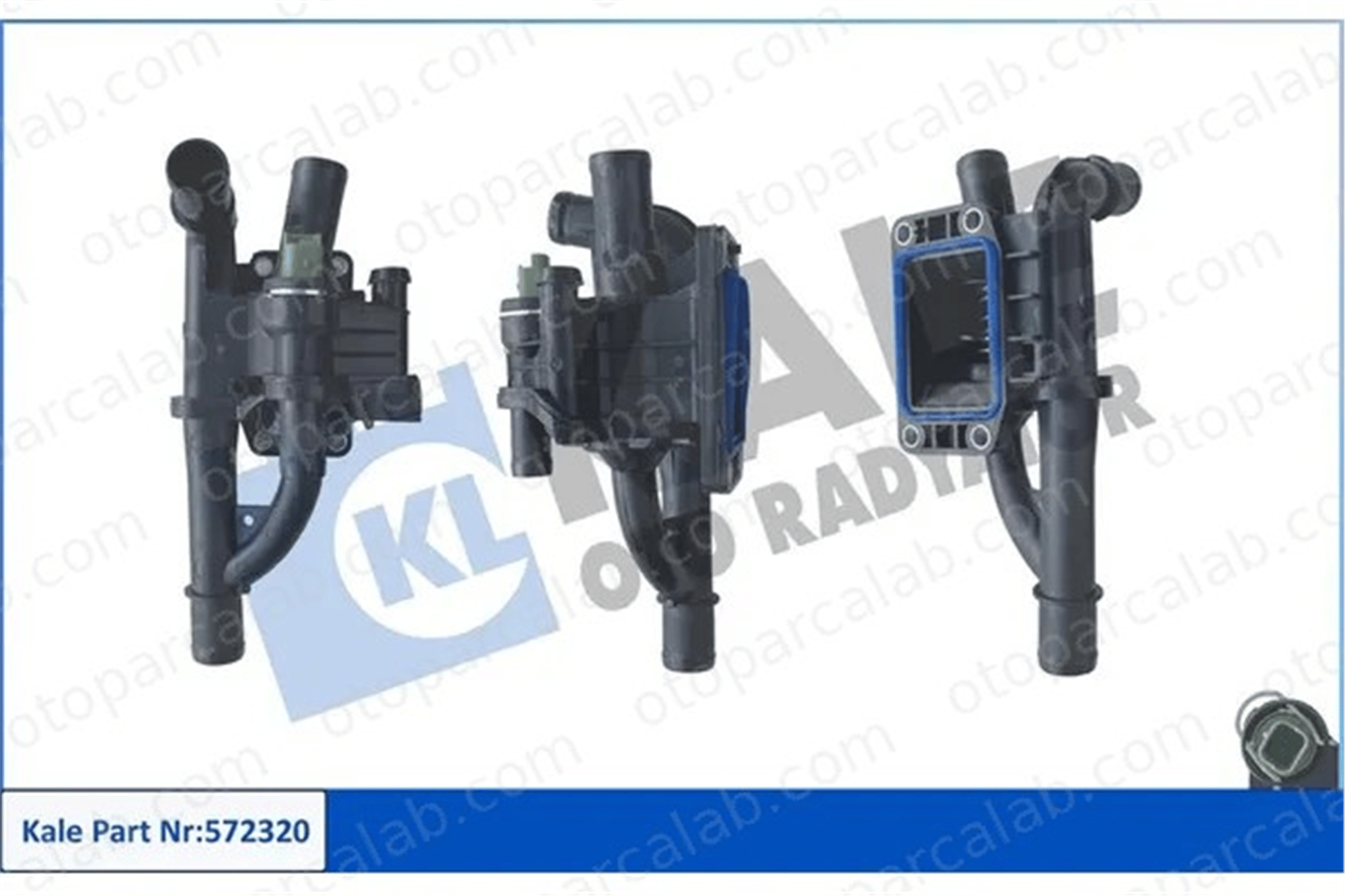 FOMOCO 9M5Q8A586DA Termostat Gövdesi FORD ECOSPORT FIESTA VI 2078986 11517809191