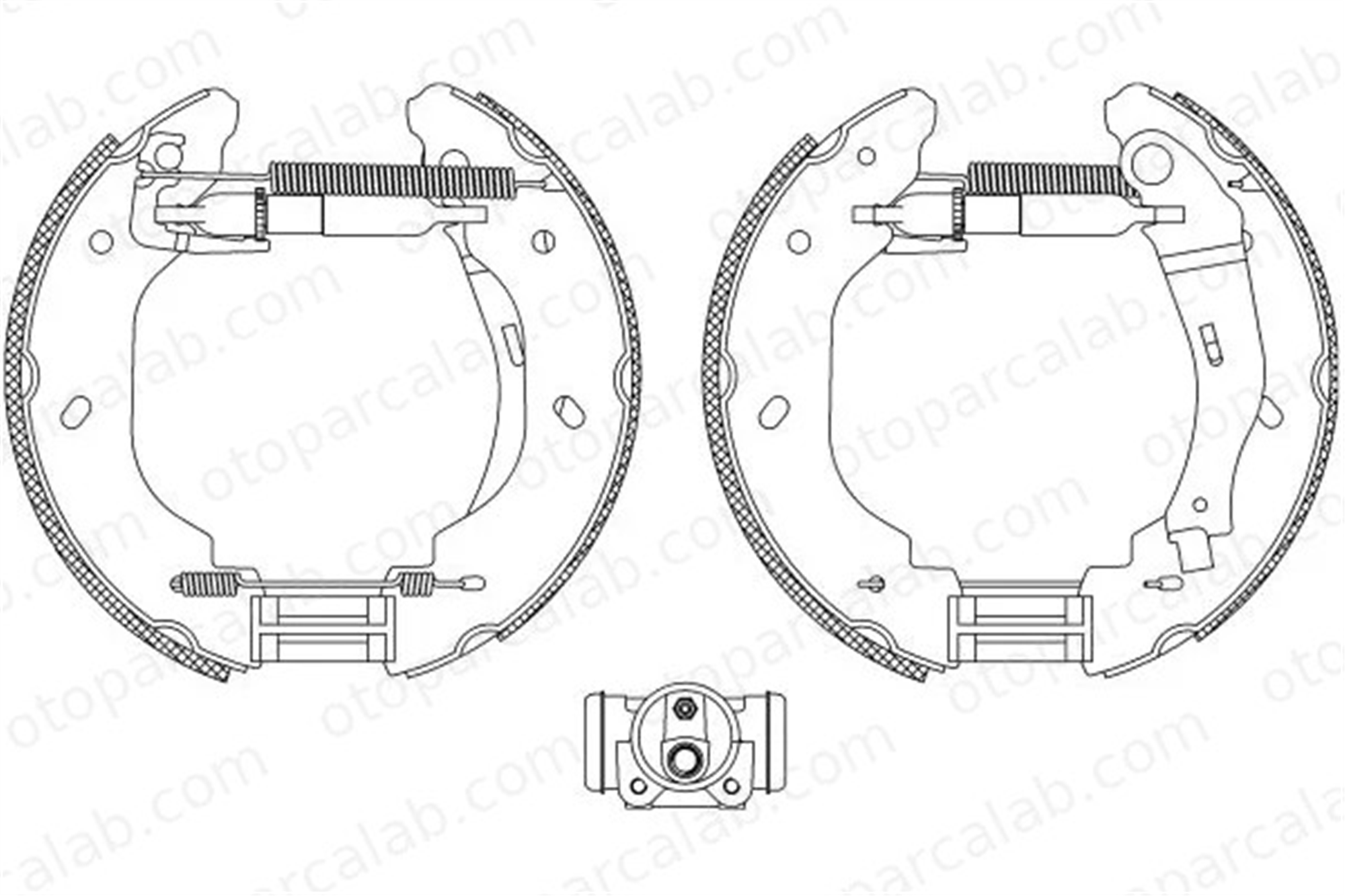 FORD ORJINAL 1C1J2200AA Fren Pabuçlu Balata Arka FORD TRANSIT Panelvan/Van TRANSIT Minibüs/Otobüs 1C1J2200AA 1227045