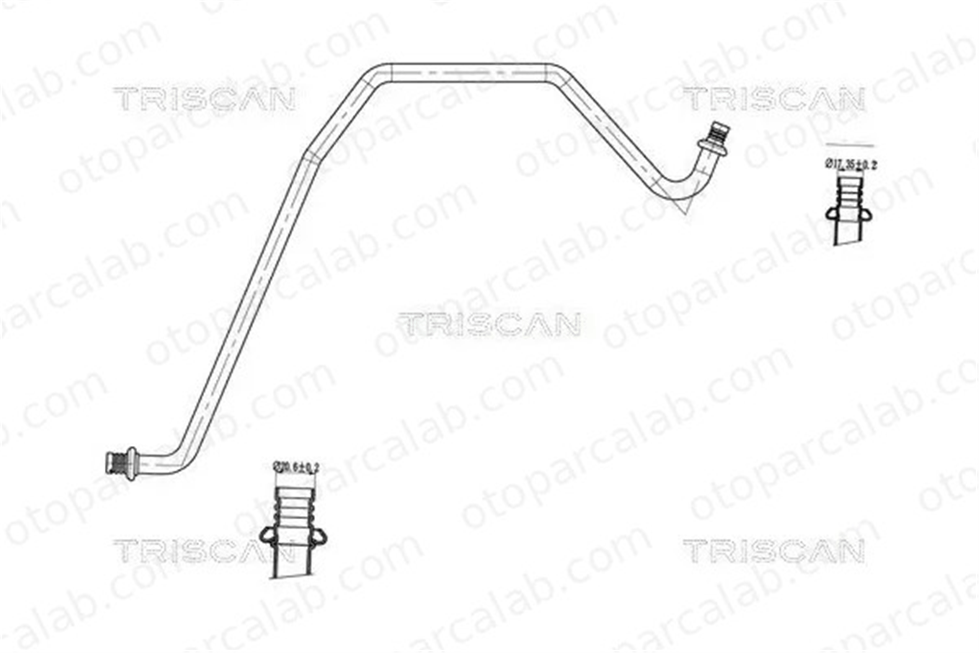 FORD ORJINAL 2S6H19A705AF Klima Hortumu FORD FIESTA V FUSION 2S6H19A705AF 1140658