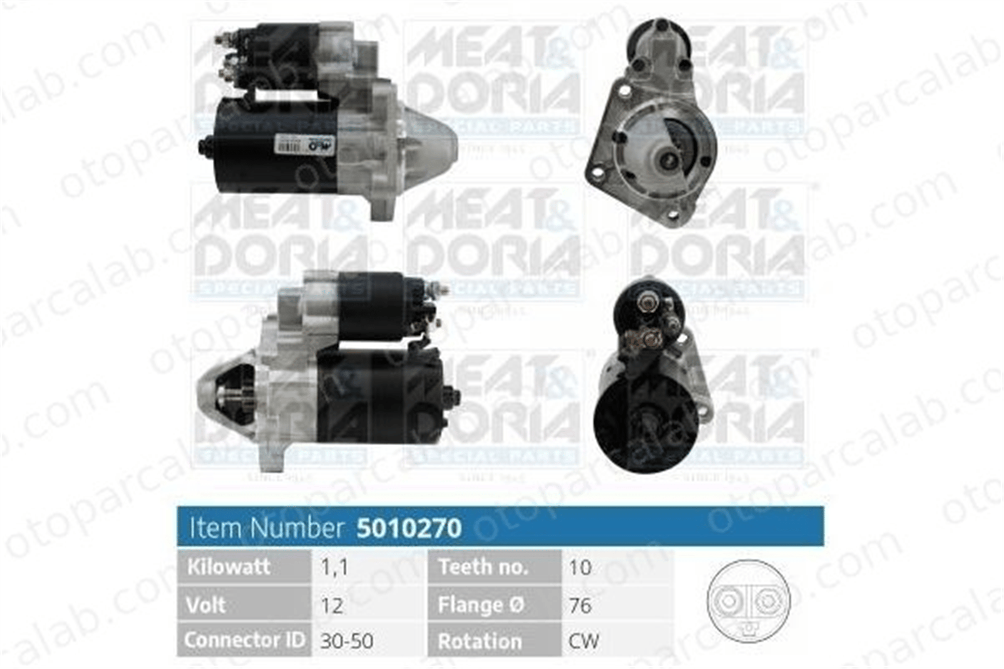 FORD ORJINAL 2S6U11000DC Marş Dinamosu FORD KA FIESTA V 2S6U11000DC 1149703
