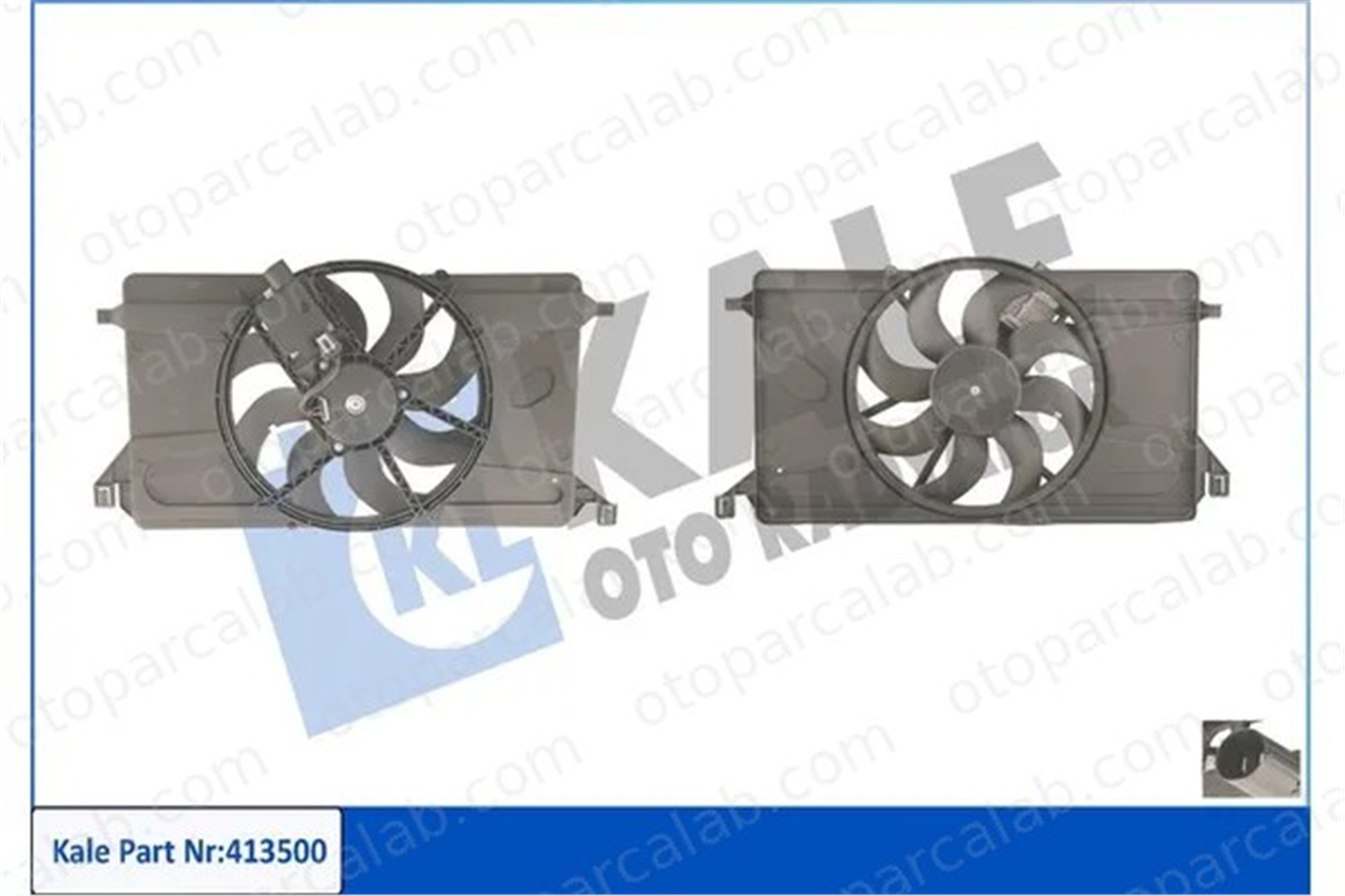 FORD ORJINAL 3M518C607EC Radyatör Fan ve Motoru FORD FOCUS II Turnier FOCUS II 3M518C607EC 1331927