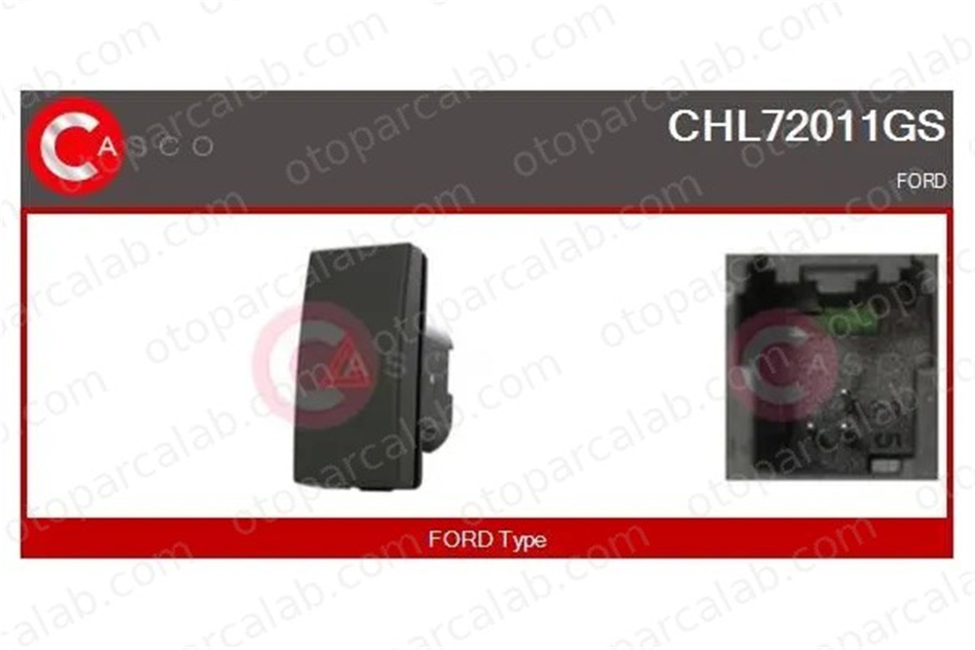 FORD ORJINAL 3M5T13A350AB Dörtlü Flaşör Düğmesi FORD TRANSIT Panelvan/Van TRANSIT Platform şasi 3M5T13A350AB 1222988