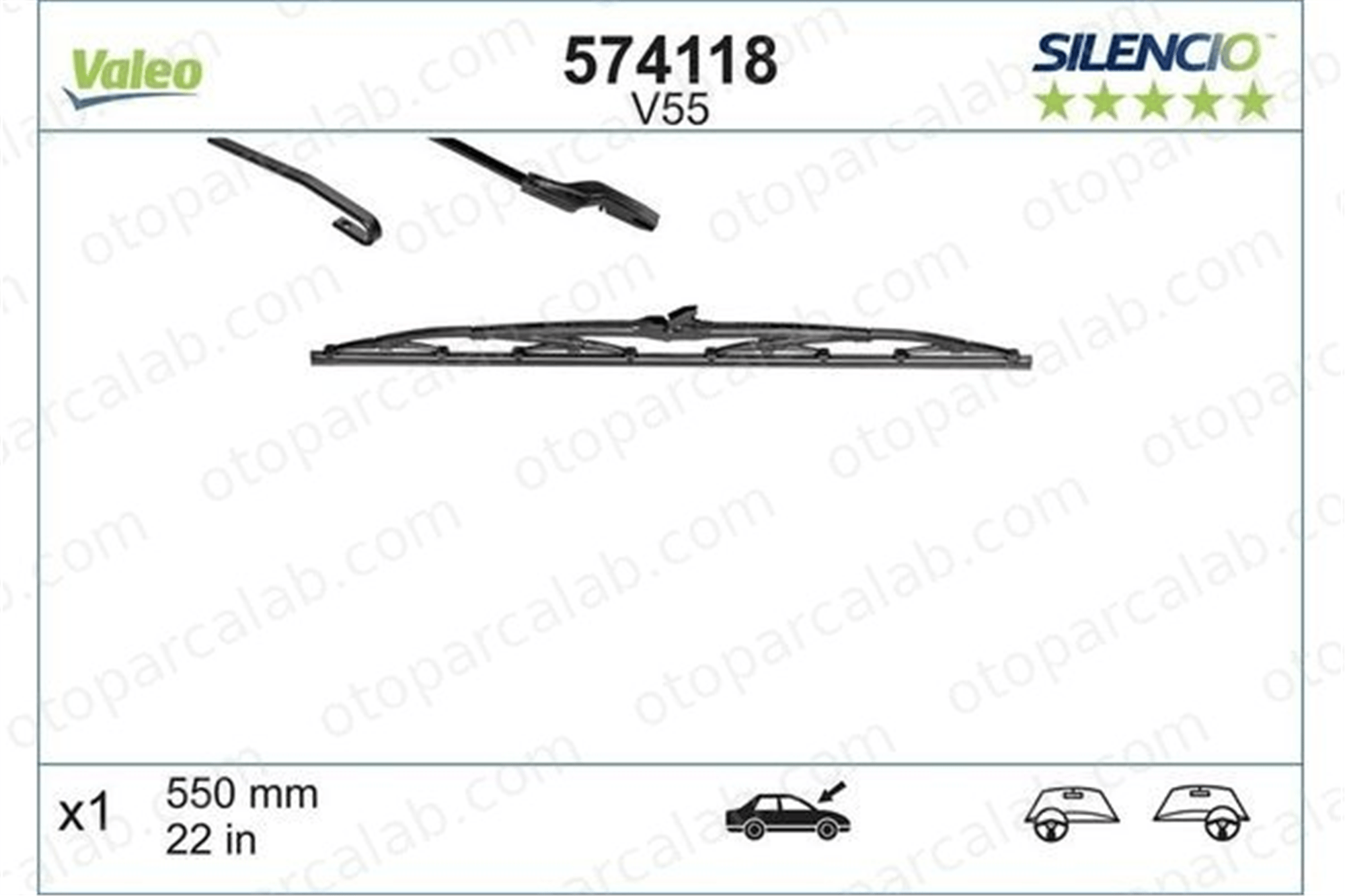 FORD ORJINAL 6C1117B437AB Silecek Süpürgesi Ön FORD TRANSIT Panelvan/Van TRANSIT Minibüs/Otobüs 6C1117B437AB 1611346580