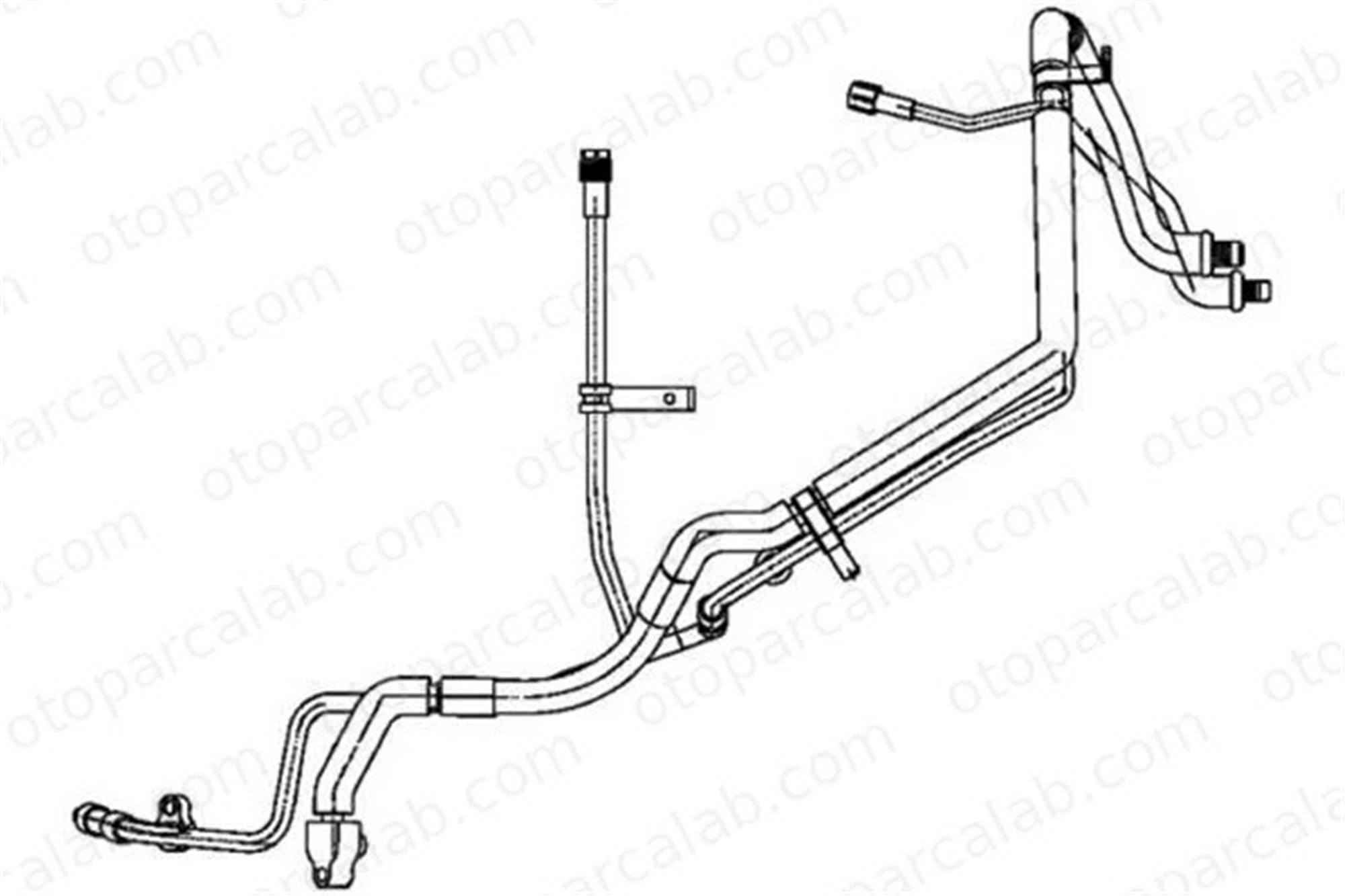 FORD ORJINAL 6C1119A834EC Klima Hortumu FORD TRANSIT Minibüs/Otobüs 6C1119A834EC 1371581