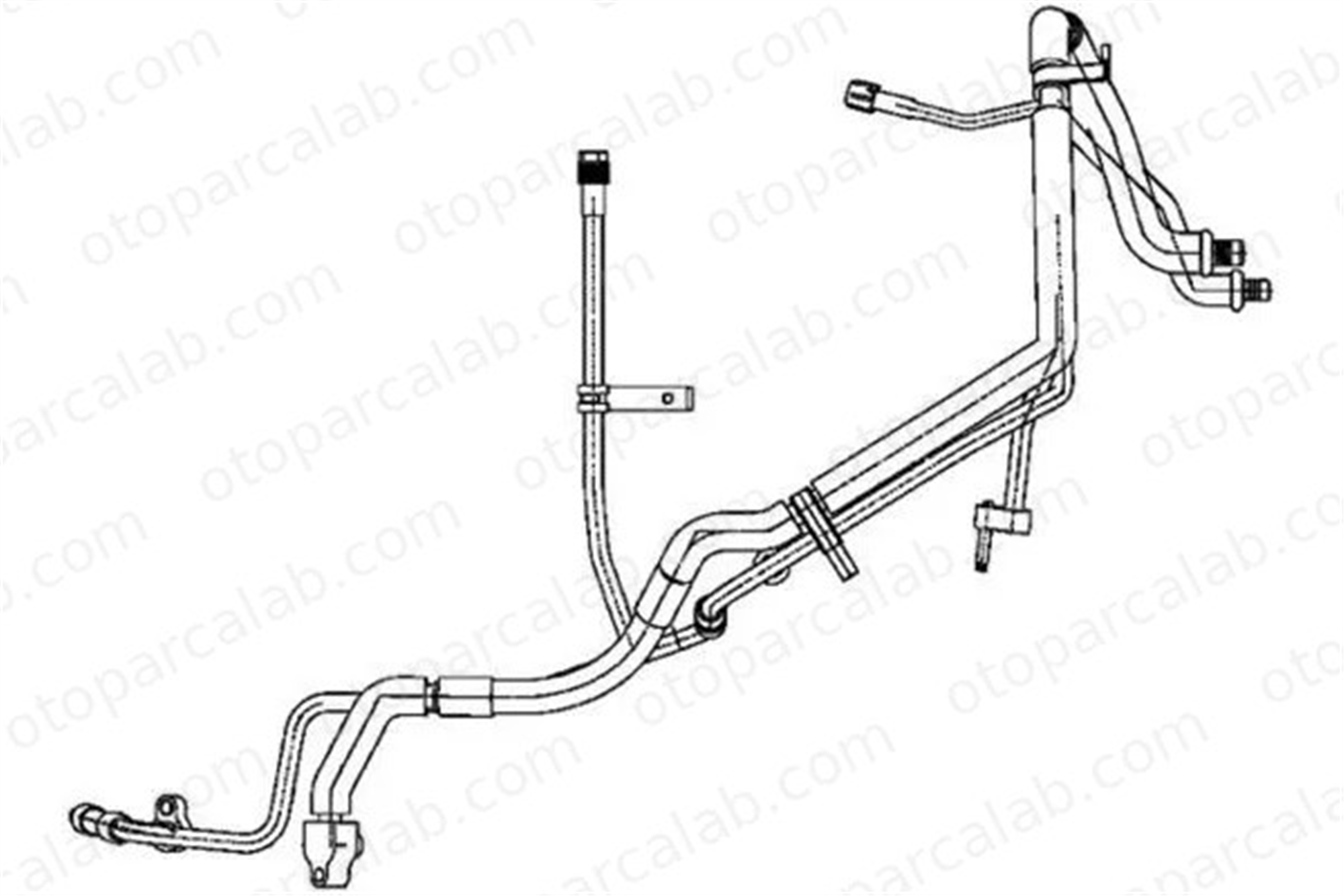 FORD ORJINAL 6C1119A834FC Klima Hortumu FORD TRANSIT Minibüs/Otobüs 6C1119A834FC 1371582
