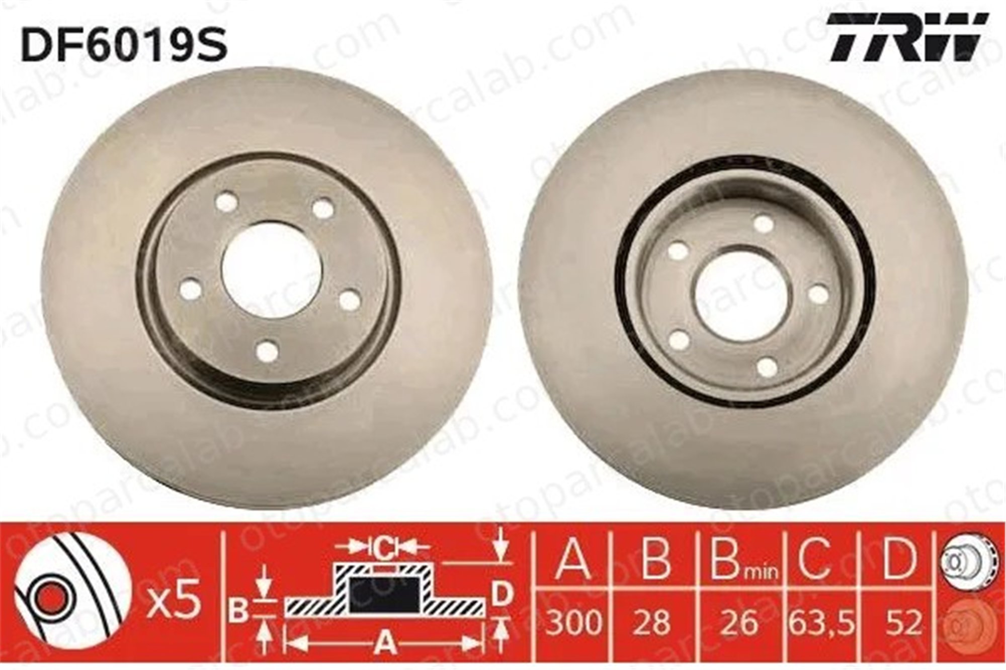 FORD ORJINAL 7G911125EA Fren Disk Ayna Ön Sağ ve Sol FORD MONDEO IV MONDEO IV Turnier 7G911125EA 1500159