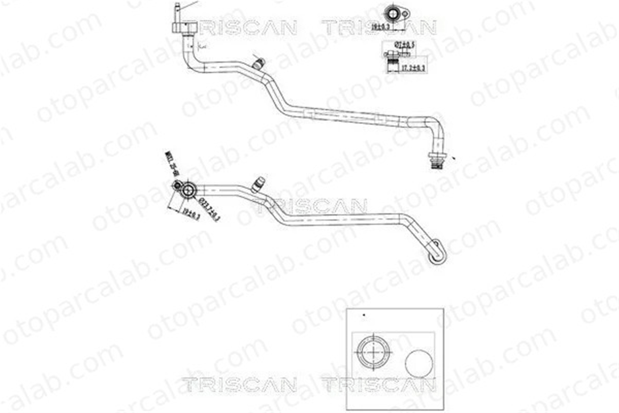 FORD ORJINAL 8V5119N617AG Klima Hortumu FORD FIESTA VI FIESTA VI Van 8V5119N617AG 1516014