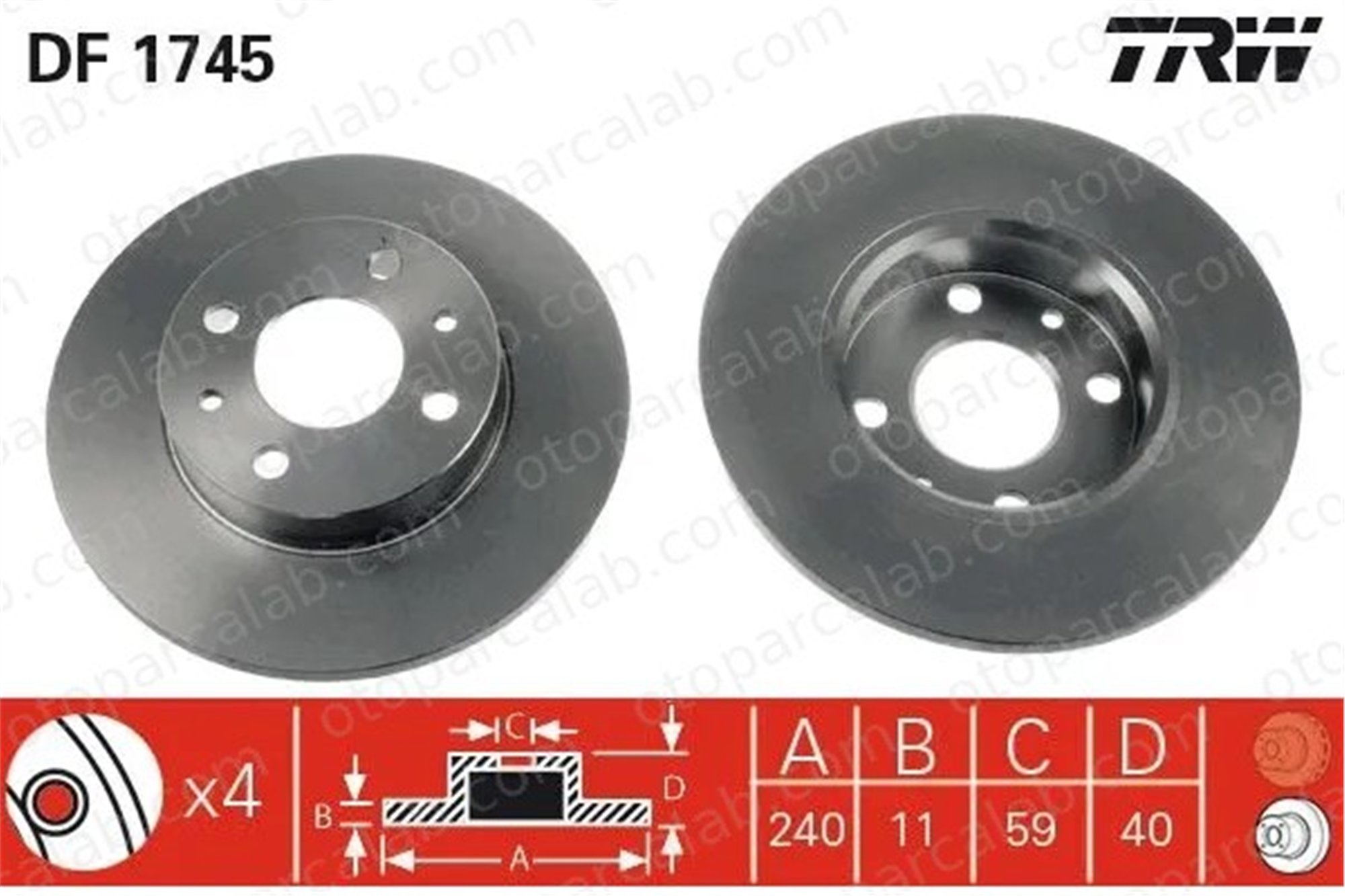 FORD ORJINAL BS511125AA Fren Disk Ayna Ön Sağ ve Sol FIAT TIPO LANCIA DEDRA BS511125AA 46403960
