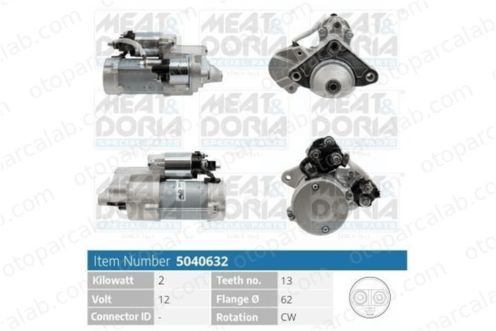 FORD ORJINAL DS7T11000LE Marş Dinamosu FORD GALAXY III S-MAX DS7T11000LE 1870892