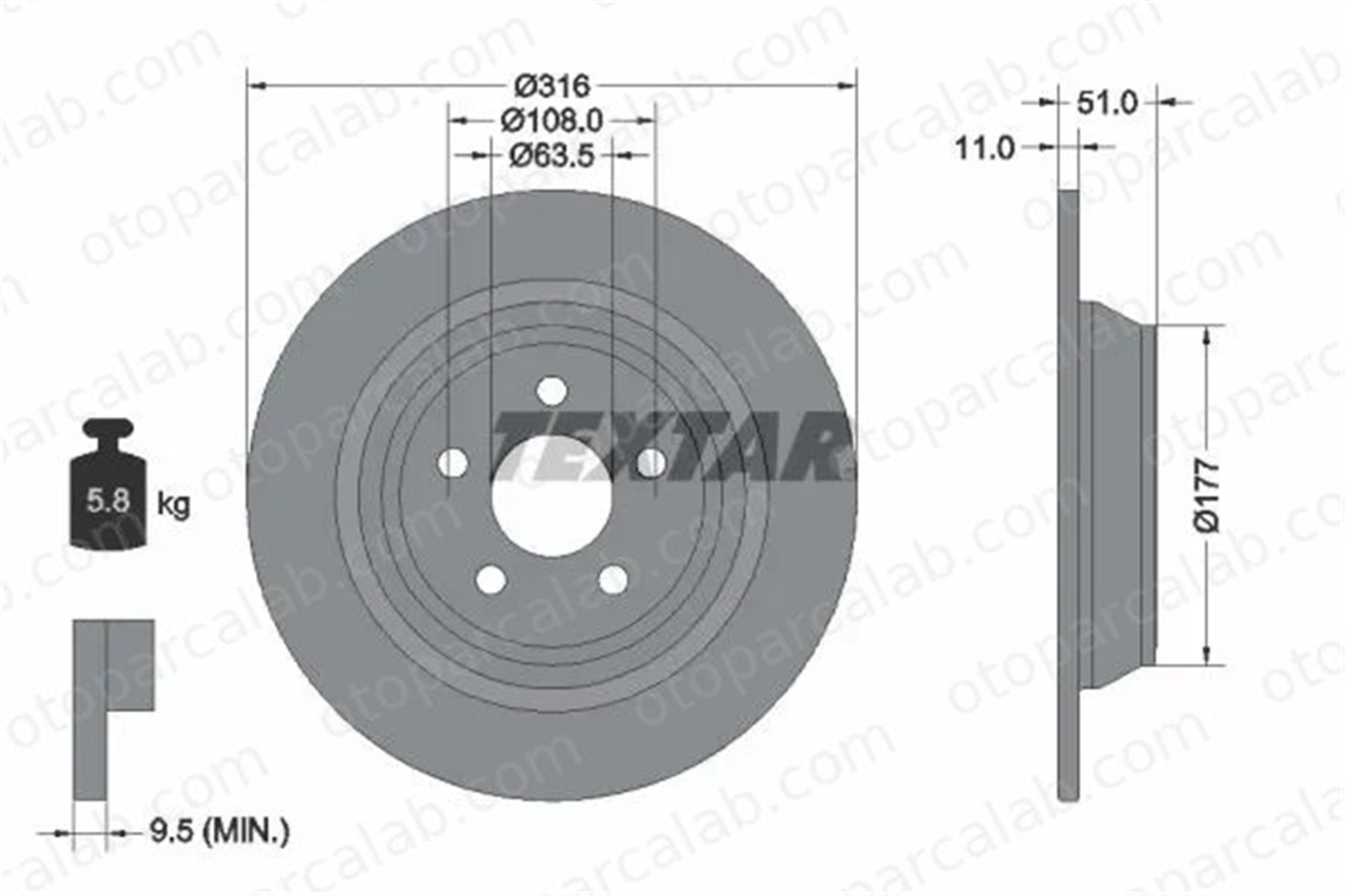 FORD ORJINAL E1GC2A315CC Fren Disk Ayna Arka Sağ ve Sol FORD GALAXY III S-MAX E1GC2A315CC 2019881
