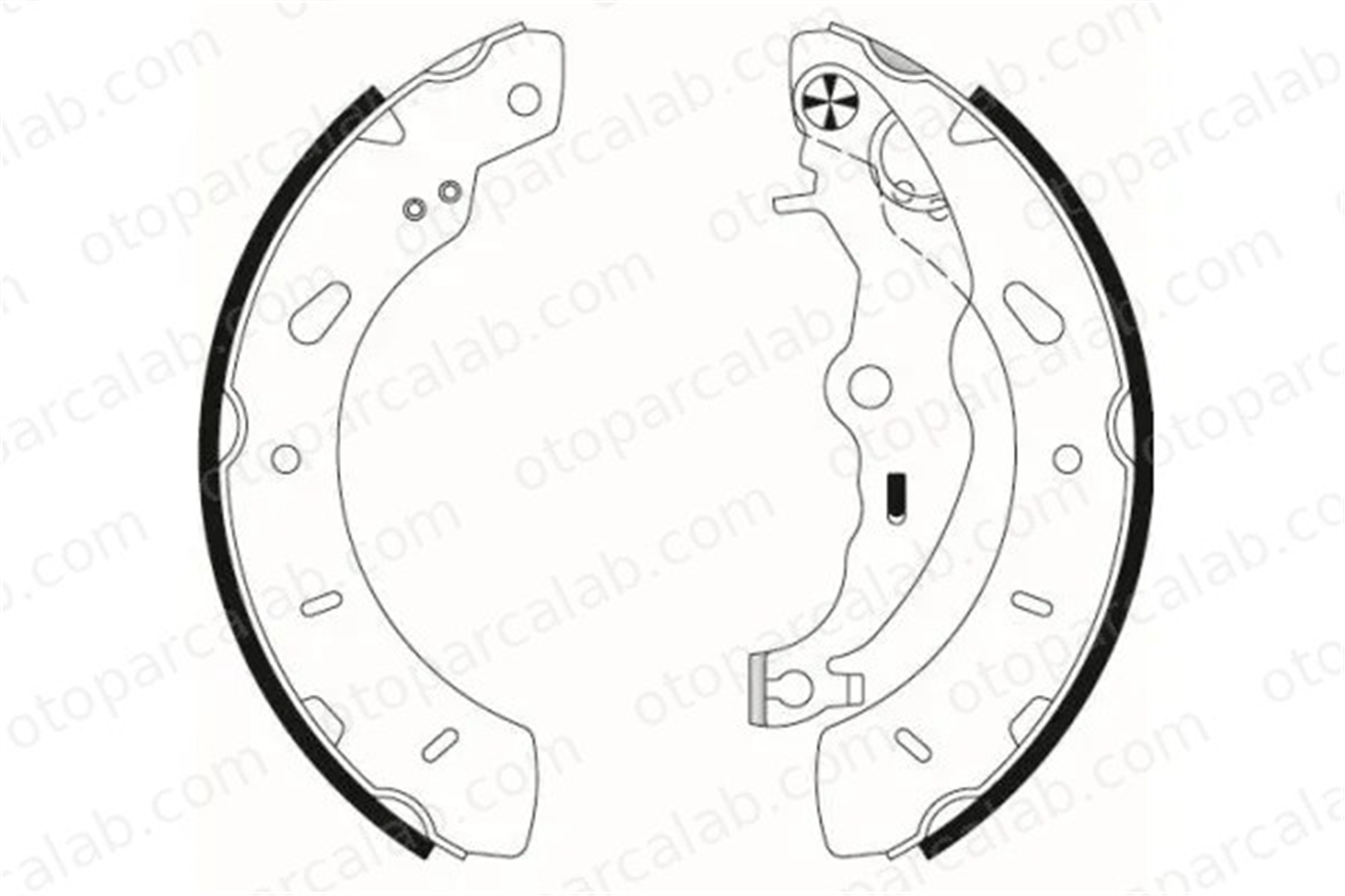 FORD ORJINAL EY162200AB Fren Pabuçlu Balata Arka FORD FOCUS III FOCUS III Turnier 1887540 BV612200AB
