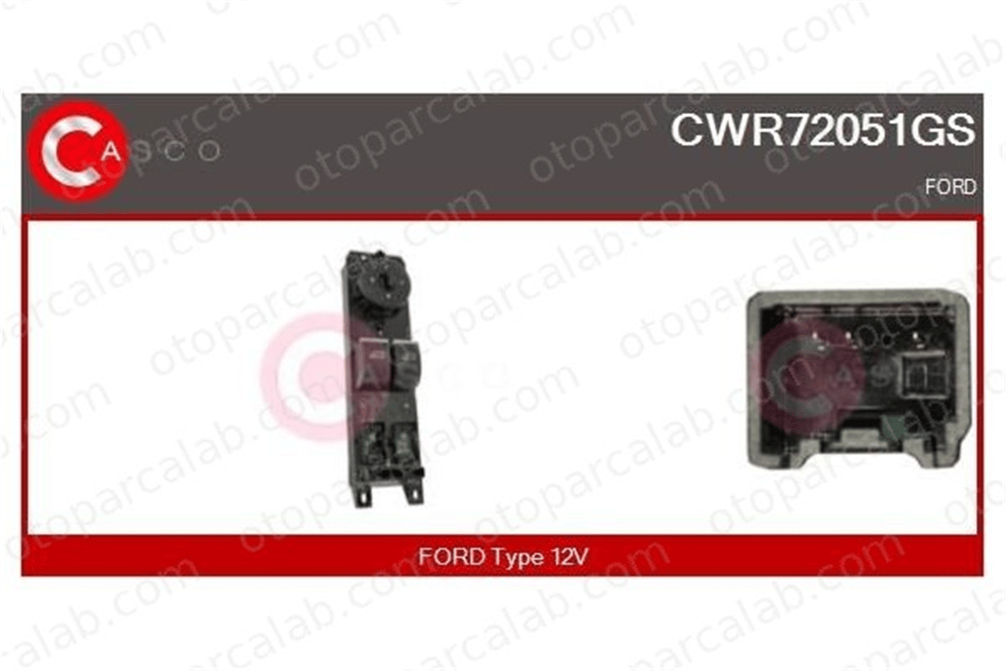 FORD ORJINAL F1ET14A132EC Cam Açma Düğmesi Ön Sağ FORD TOURNEO COURIER B460 MPV TRANSIT COURIER B460 Kasa/büyük limuzin F1ET14A132EC 1905956