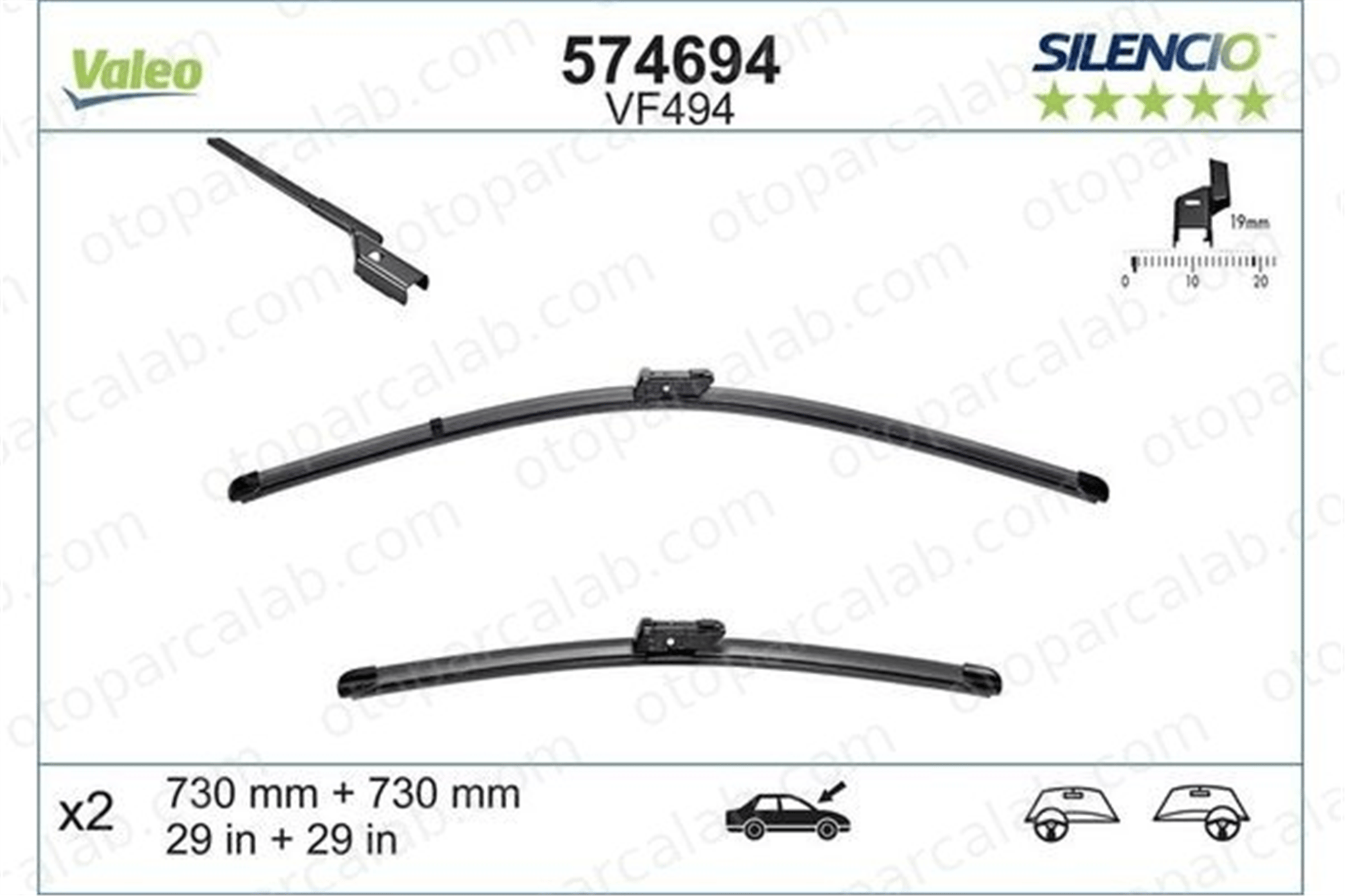 FORD ORJINAL GM5JS17528CA Silecek Süpürgesi Ön FORD FOCUS III FOCUS III Turnier GM5JS17528CA 1731693