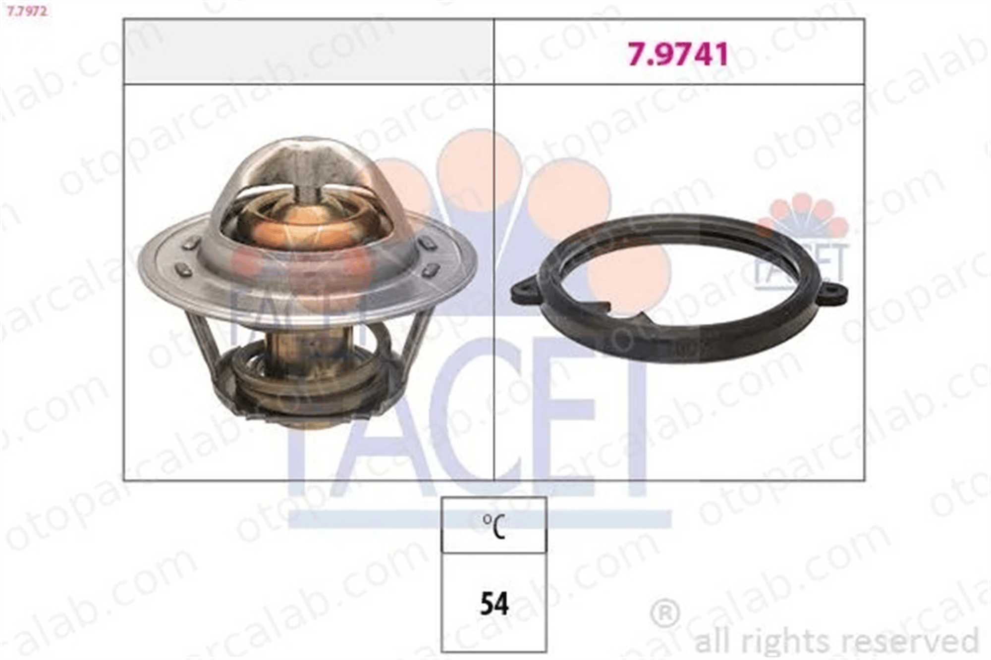 FORD ORJINAL H6BG8575AA Termostat FORD FOCUS IV FOCUS IV Turnier H6BG8575AA 2223707