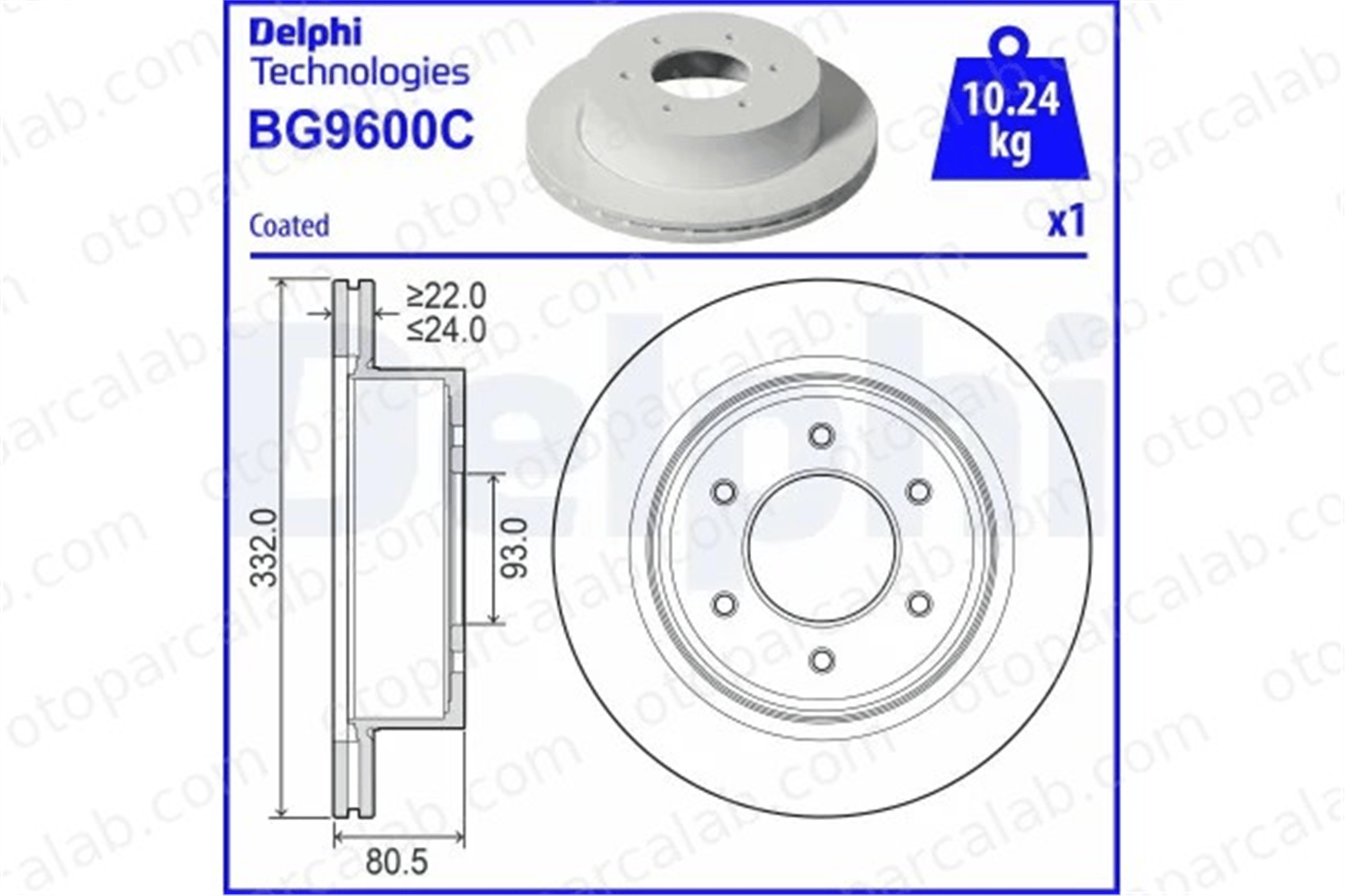 FORD ORJINAL MB3C2A315BA Fren Disk Ayna Arka Sağ ve Sol FORD RANGER MB3C2A315BA 2324115