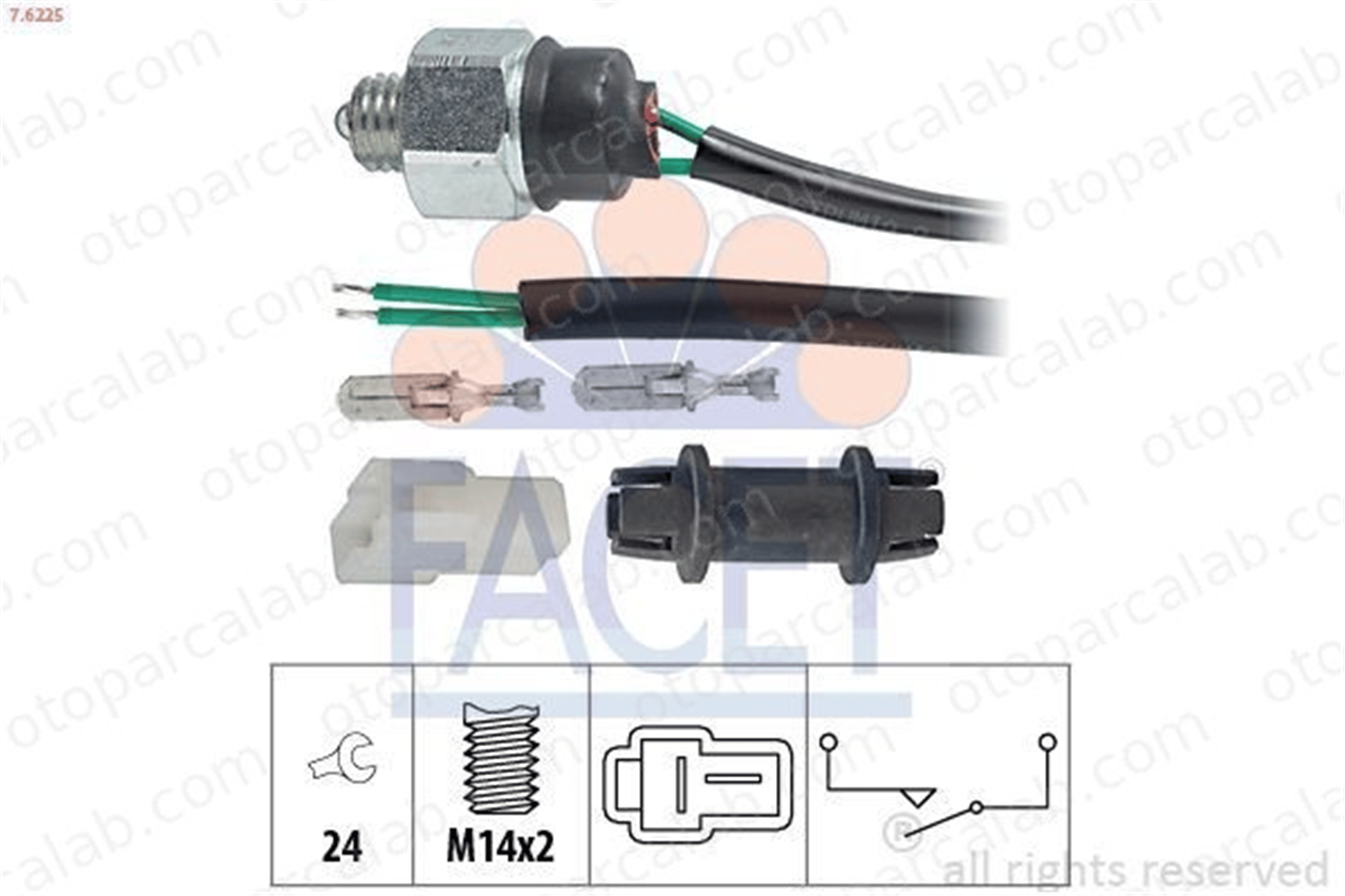FORD ORJINAL XM347G072DA Geri Vites Müşürü FORD RANGER MAZDA B-SERIE XM347G072DA 1570724