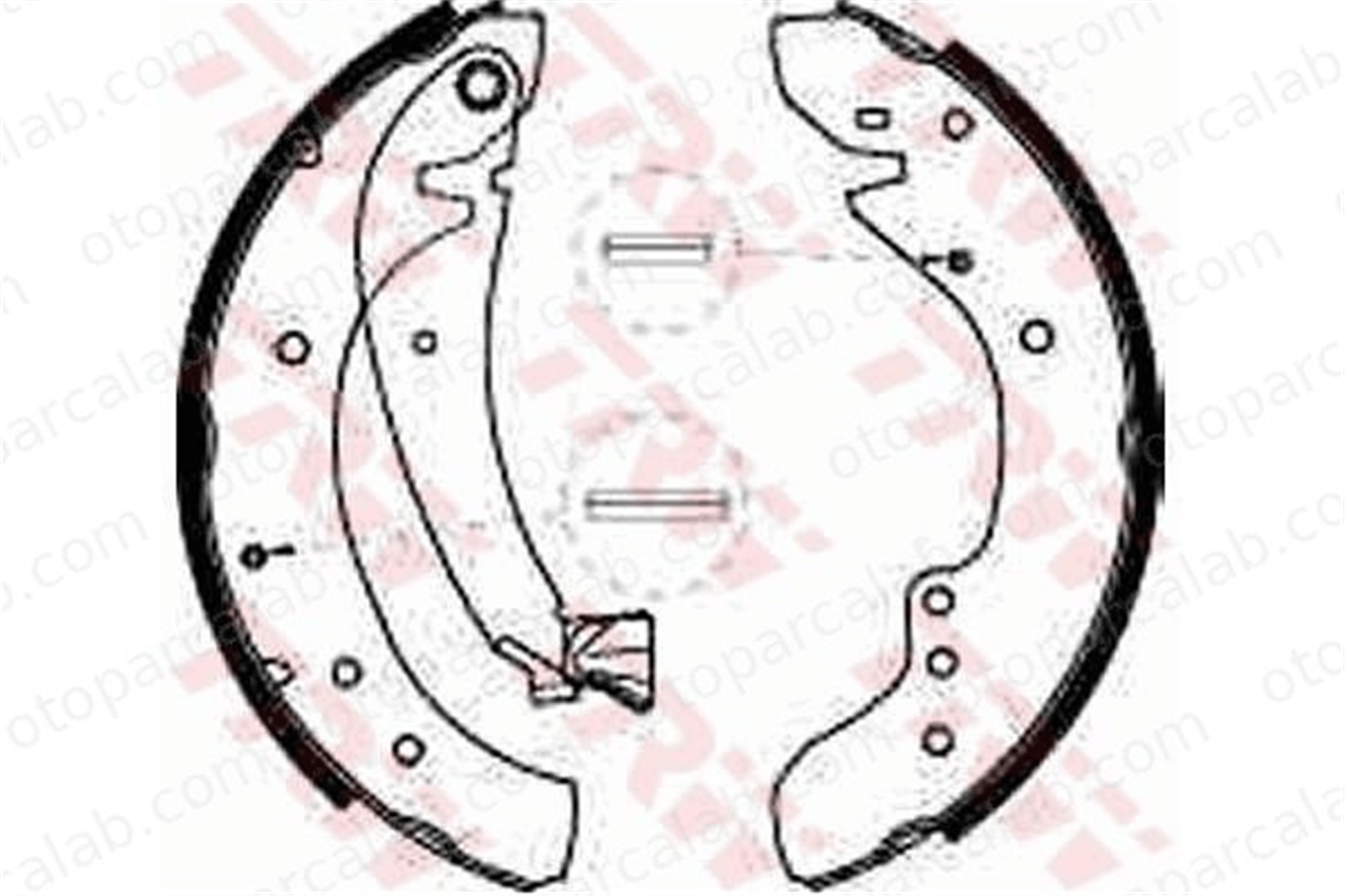 FROW 166.1103.001 Fren Pabuçlu Balata Arka FIAT DUCATO Panelvan/Van DUCATO Platform şasi 4241H4