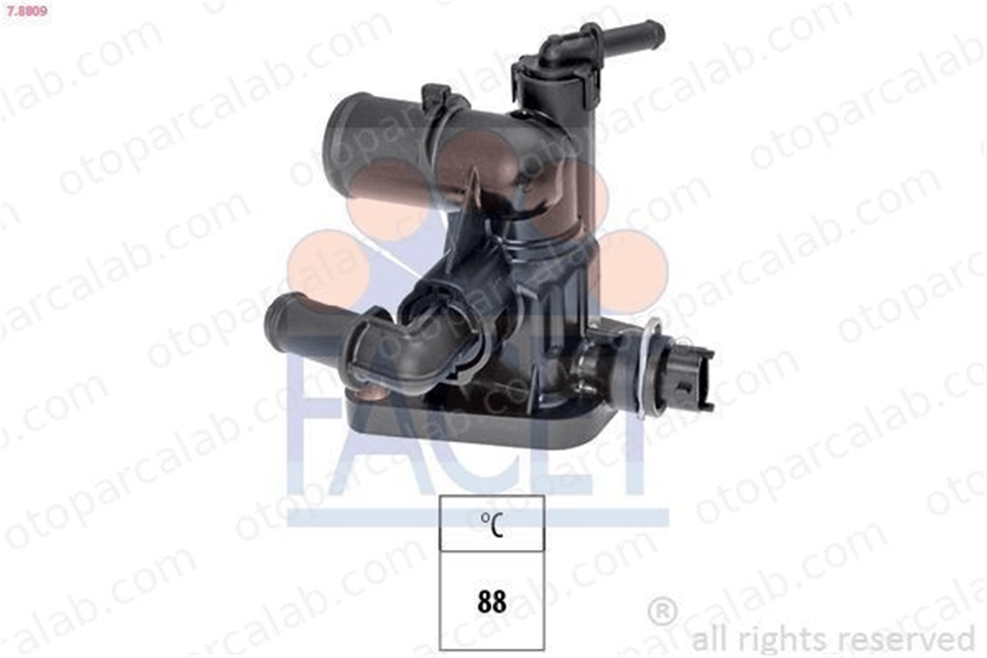 FROW 188.1416.001 Termostat 88 °C FIAT PANDA PUNTO 55233327
