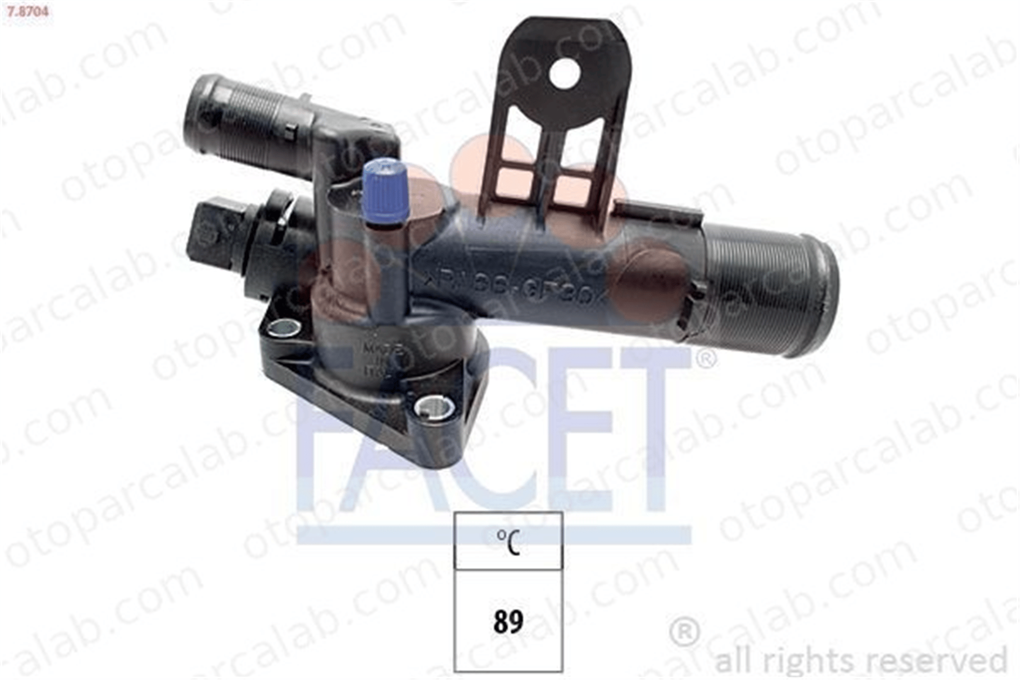 FROW 207.1405.005 Termostat 89 °C RENAULT CLIO III MODUS / GRAND MODUS 1106000Q0M 1106000Q0N