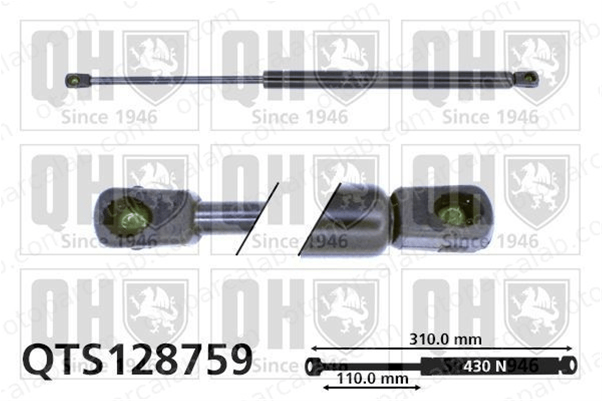 FROW 261.1650.003 Motor Kaput Amortisörü Sağ veya Sol SSANGYONG REXTON / REXTON II 8731J7