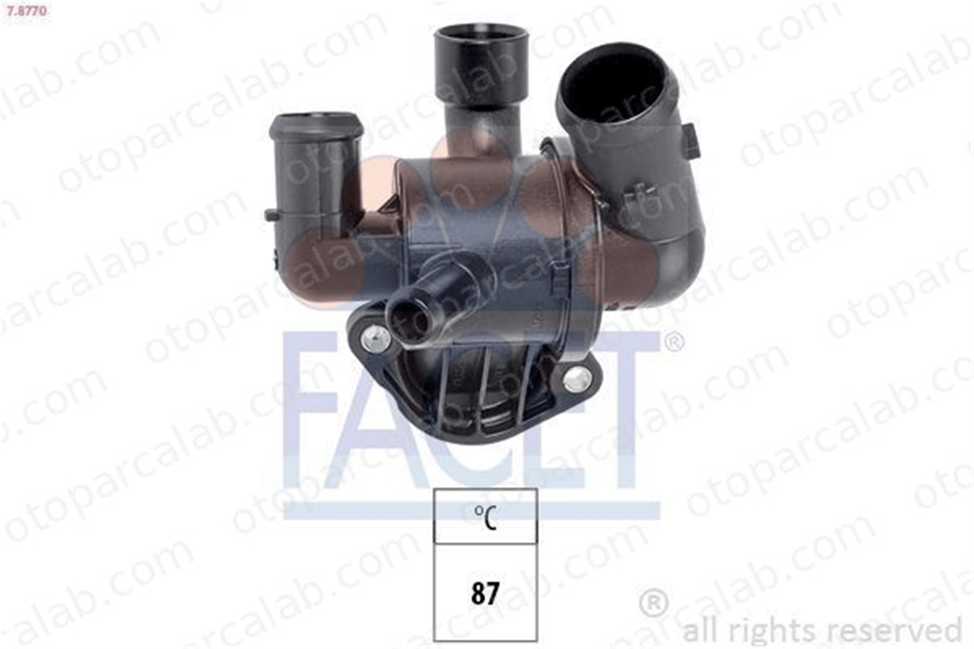 FROW 422.1405.001 Termostat 87 °C VW PASSAT B6 PASSAT B6 Variant 3L121111A 03L121111A