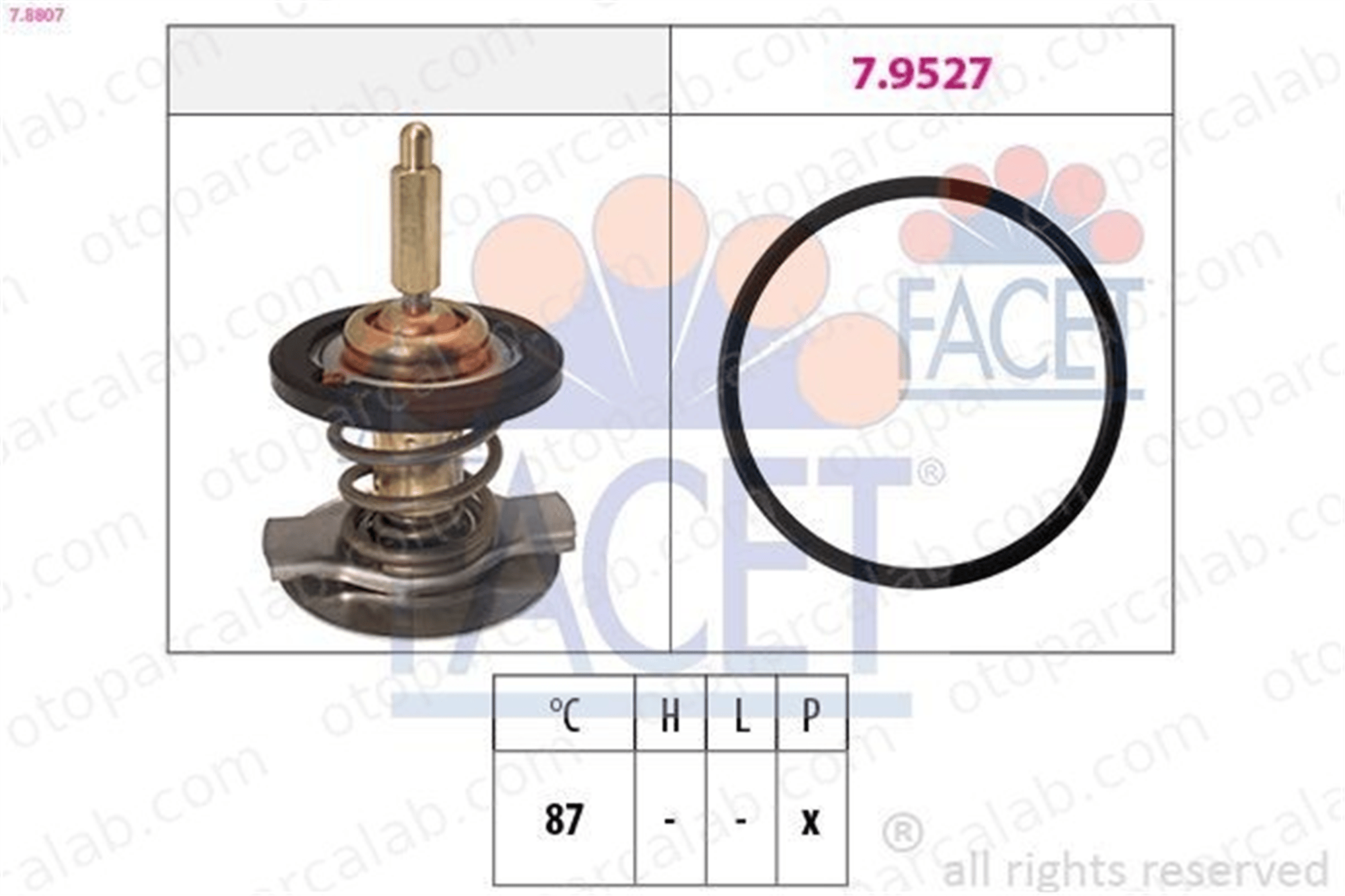 FROW 451.1405.001 Termostat 87 °C MERCEDES-BENZ C-SERISI C-SERISI T-Model 1112030875