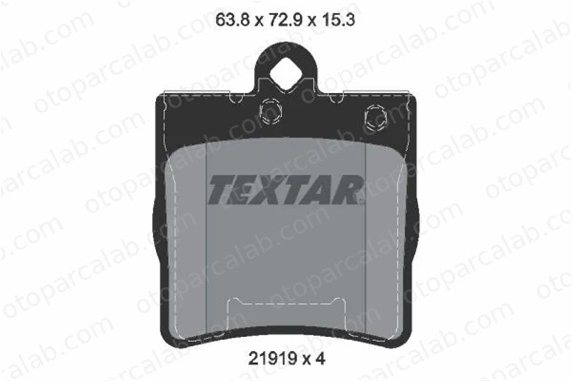 FROW 490.1102.002 Fren Disk Balata Arka MERCEDES-BENZ C-SERISI C-SERISI Coupe 4207904 0004207904