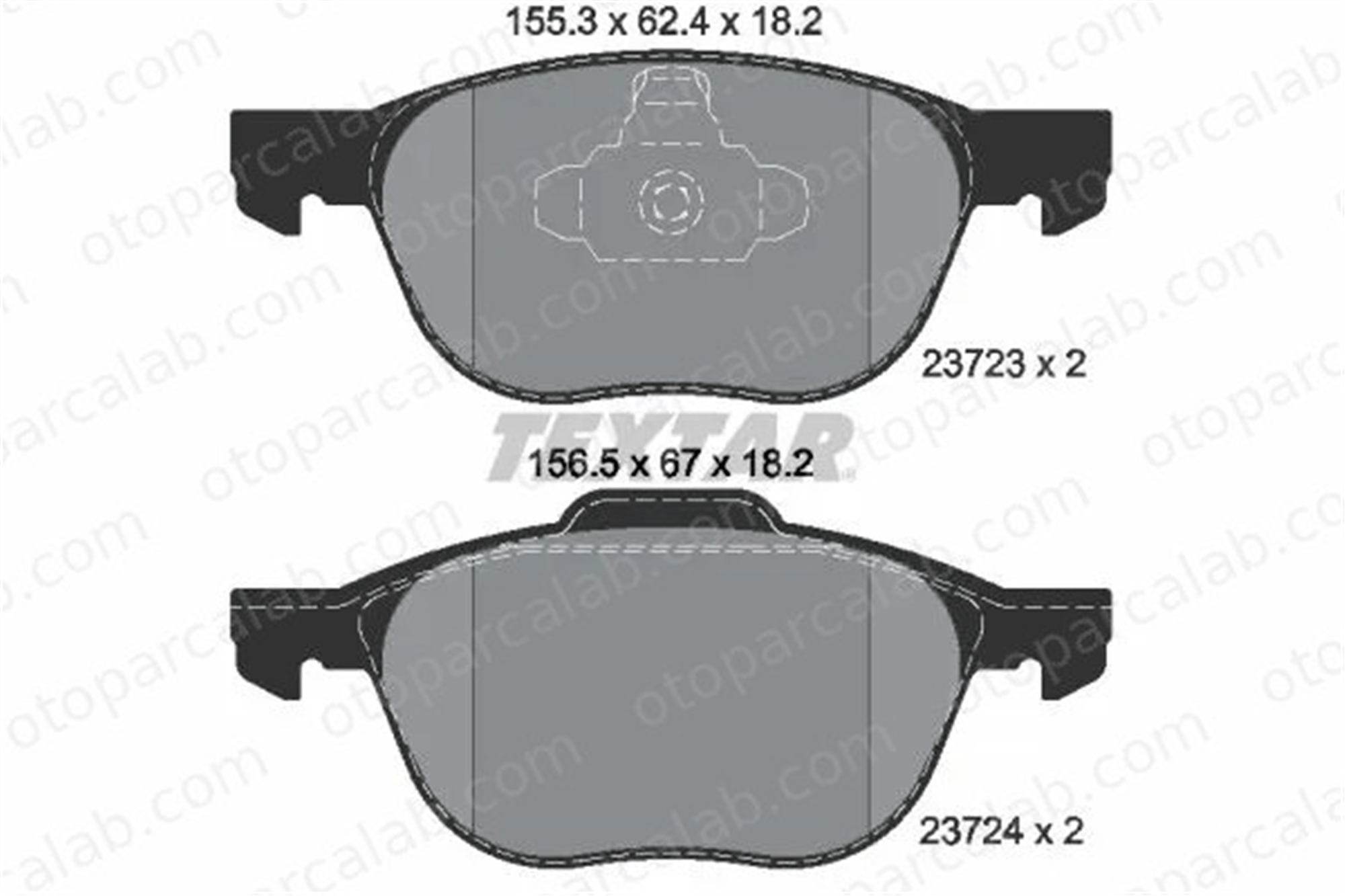 FROW 510.1101.003 Fren Disk Balata Ön SAAB 9-3 Station wagon FORD FOCUS III 5134102 93195754