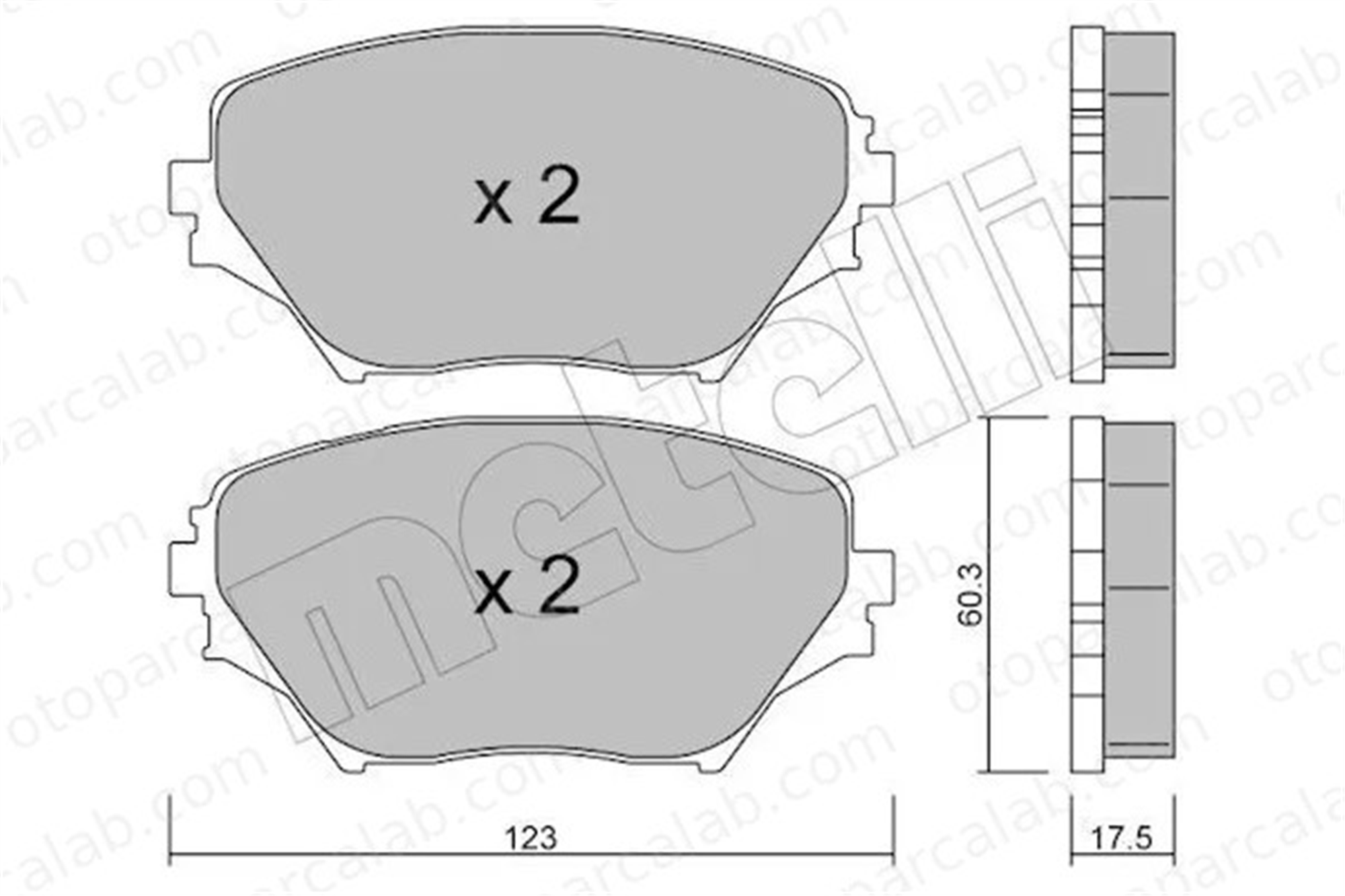 FROW 551.1101.037 Fren Disk Balata Ön TOYOTA COROLLA COROLLA Compact 446542070 0446542070