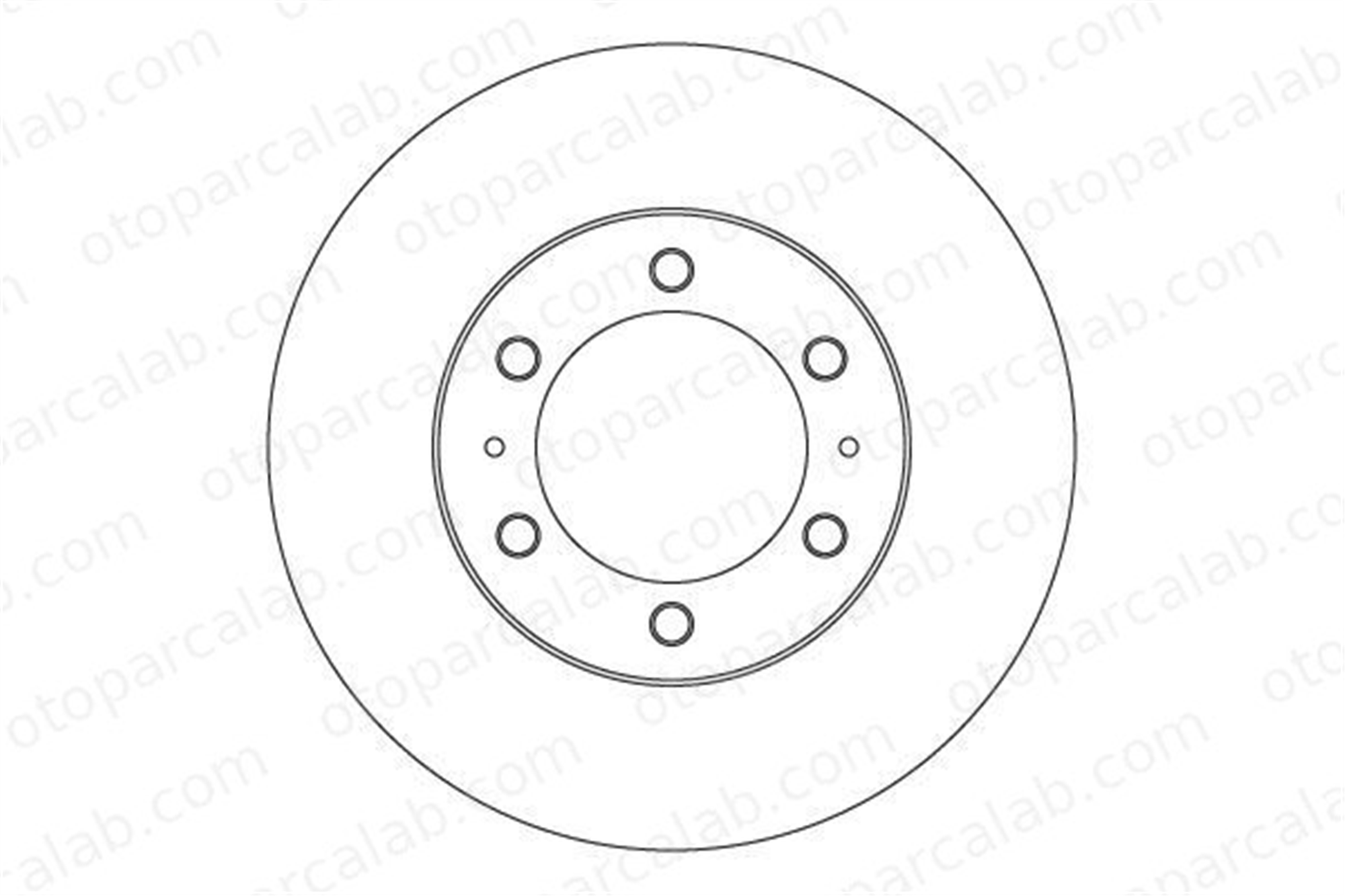 FROW 551.1101.060 Fren Disk Ayna Ön Sağ ve Sol TOYOTA HILUX VII Pick-up HILUX VIII Pick-up 4351235322
