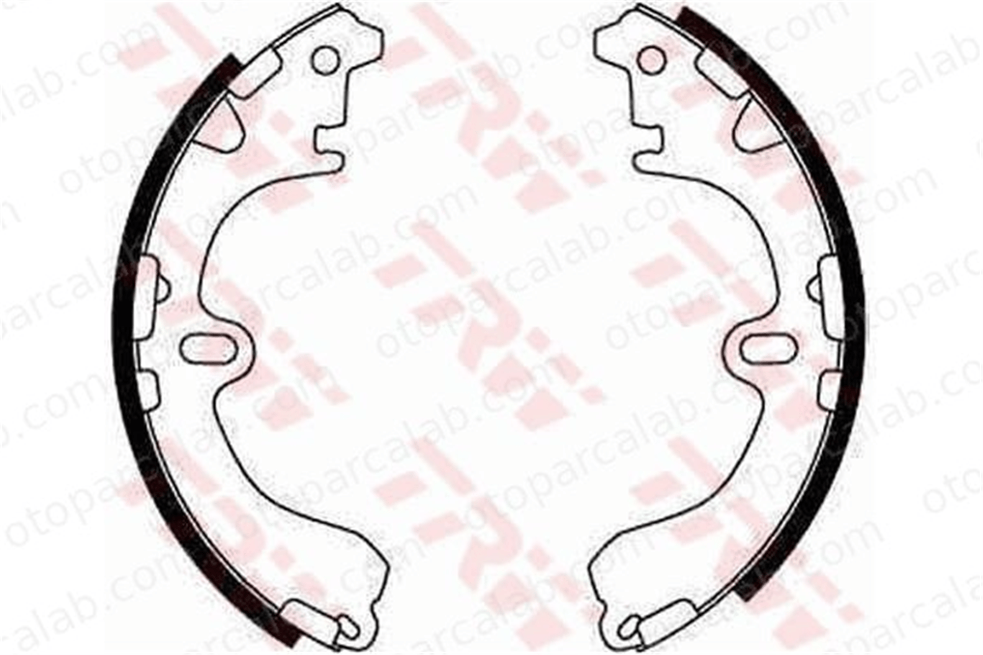 FROW 551.1103.001 Fren Pabuçlu Balata Arka TOYOTA COROLLA COROLLA Liftback 449501030 0449501030