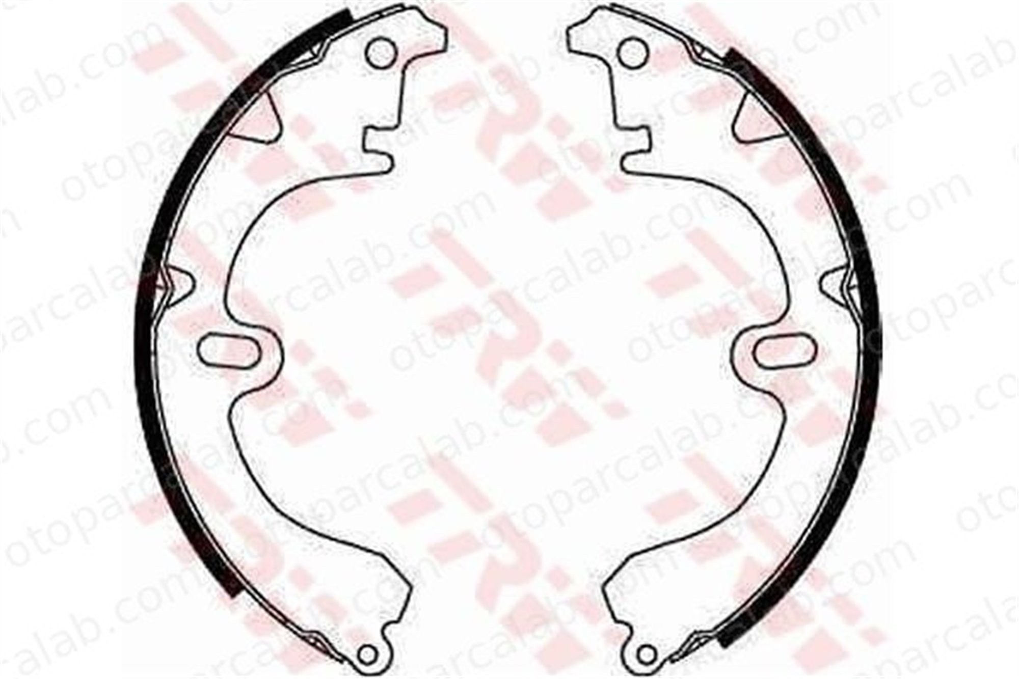 FROW 551.1103.002 Fren Pabuçlu Balata Arka TOYOTA COROLLA COROLLA Liftback 449501011 0449501011