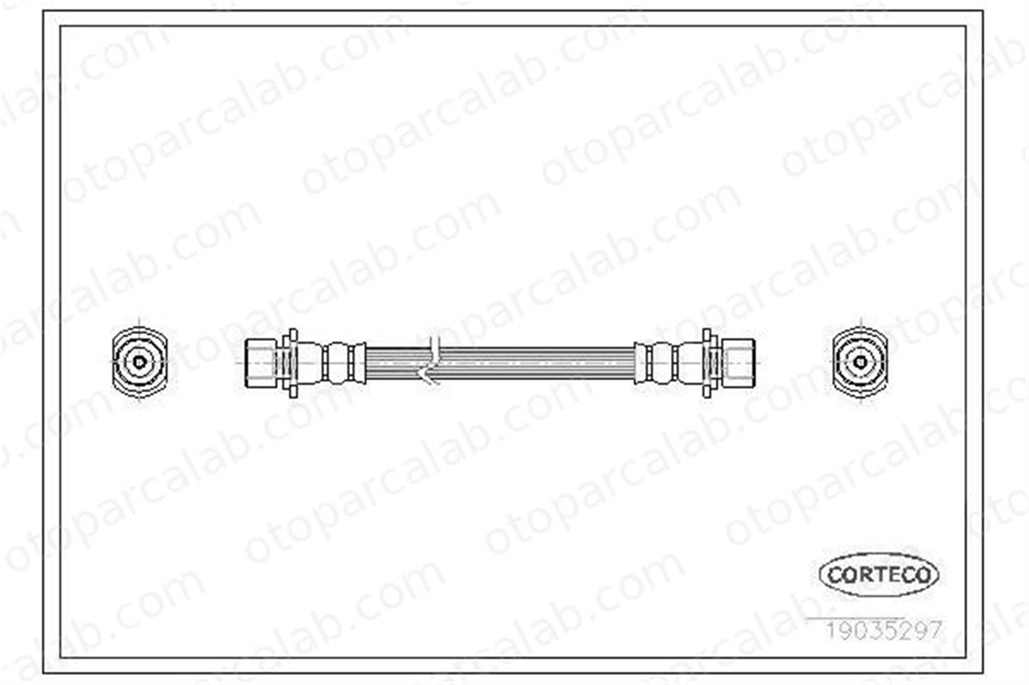 FROW 551.1118.006 Fren Hortumu Arka Sağ veya Sol TOYOTA AVENSIS VERSO PREVIA I 9094702C80